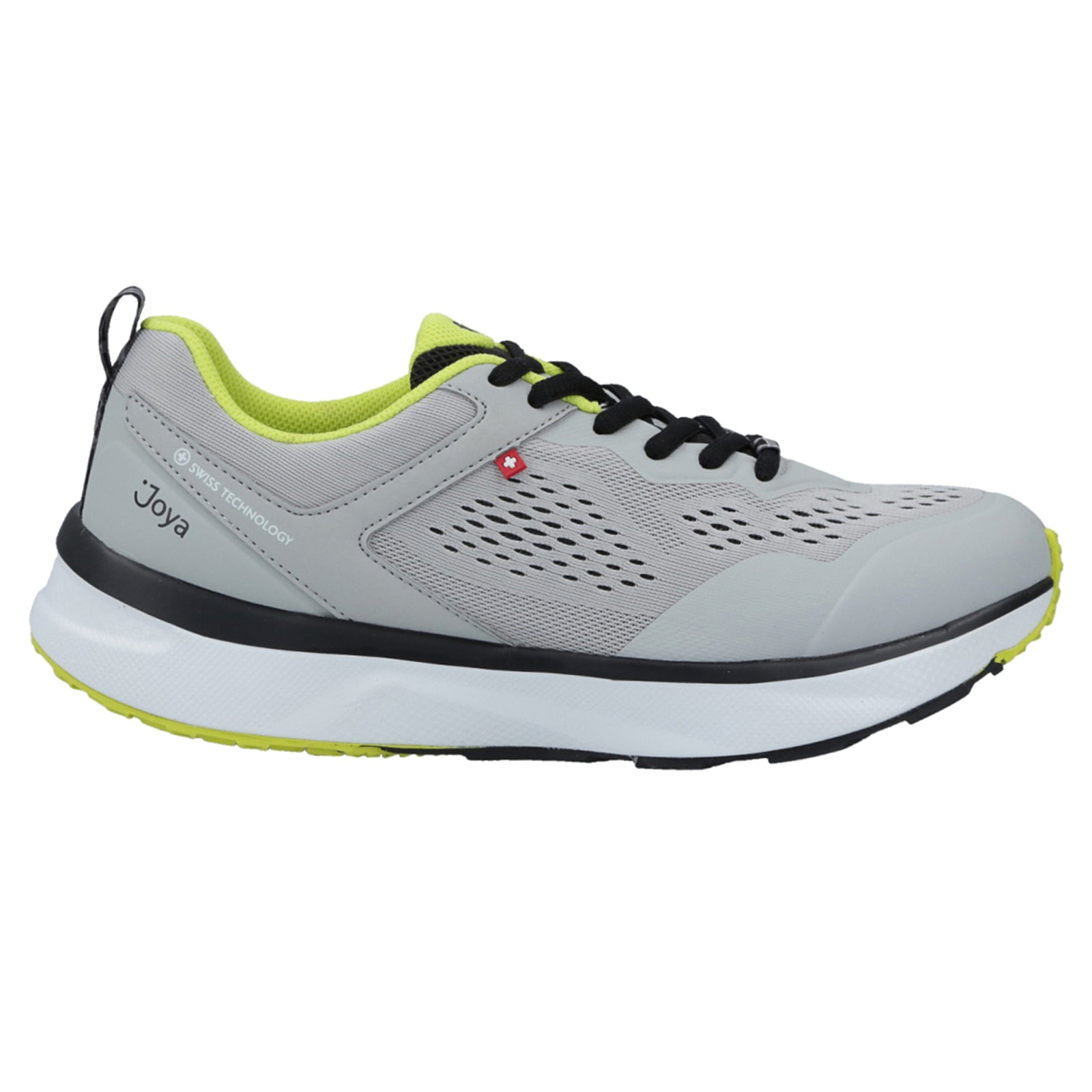 Joya Veloce 253SNE Textile Mens Trainers - Light Grey - 10.5#color_light grey