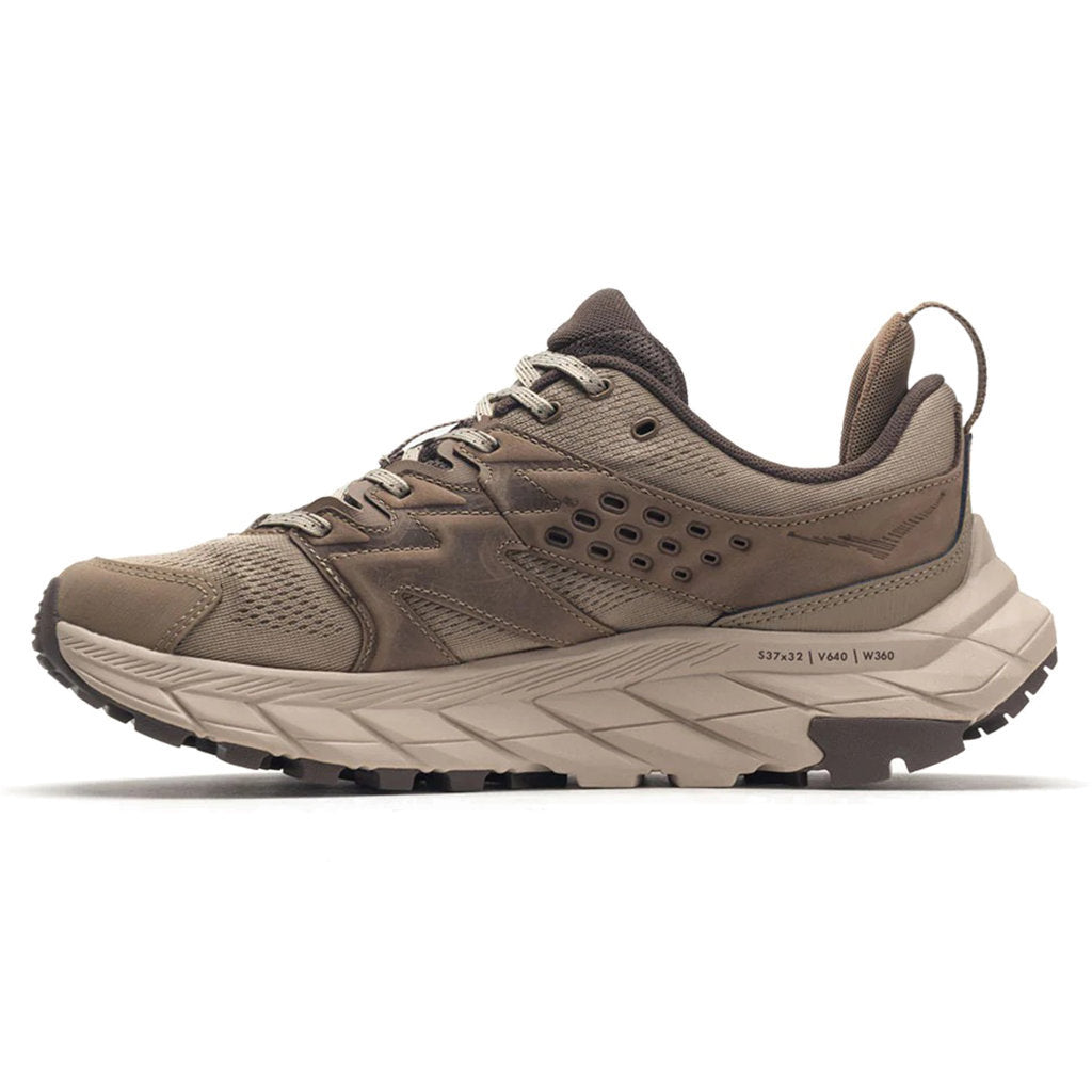 Hoka One One Anacapa Breeze Low Synthetic Textile Men's Low-Top Sneakers#color_dune oxford tan