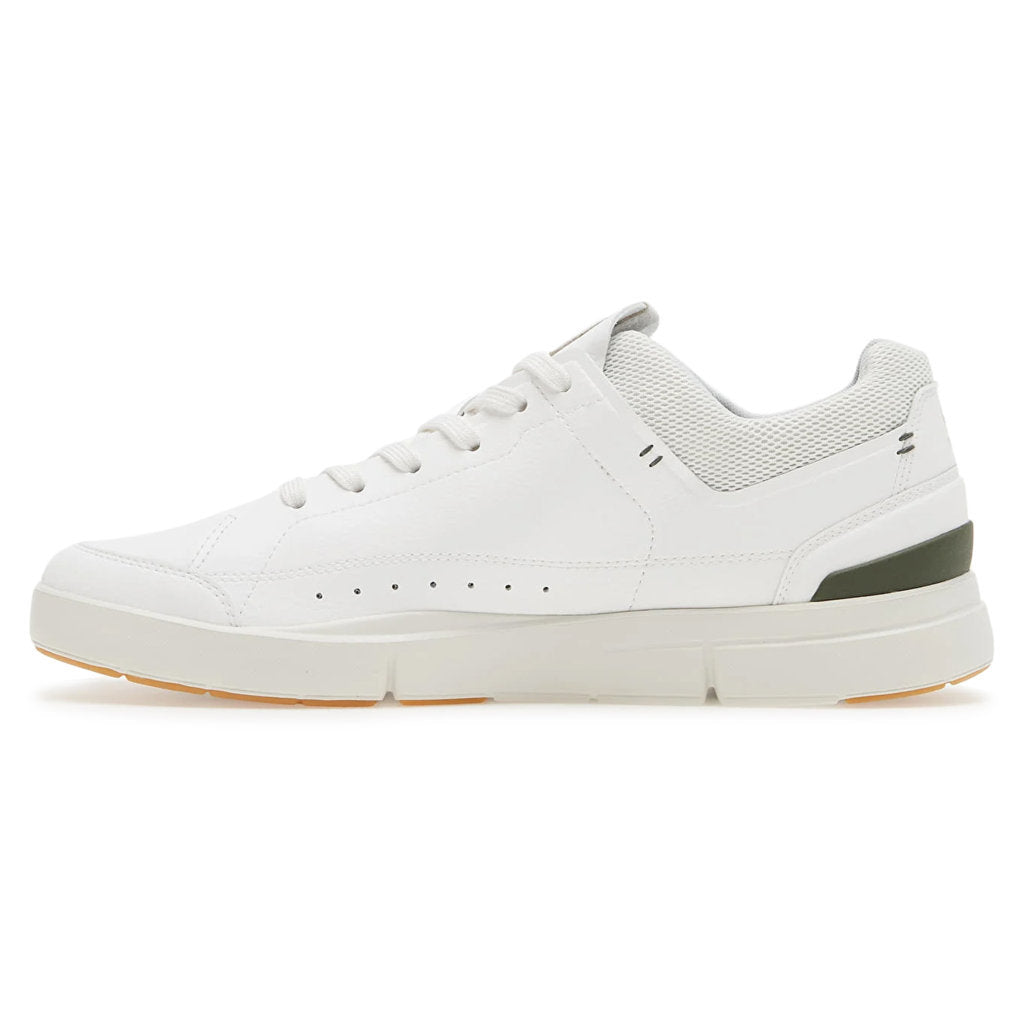 On Running The Roger Centre Court Synthetic Leather Men's Low-Top Sneakers#color_white jungle