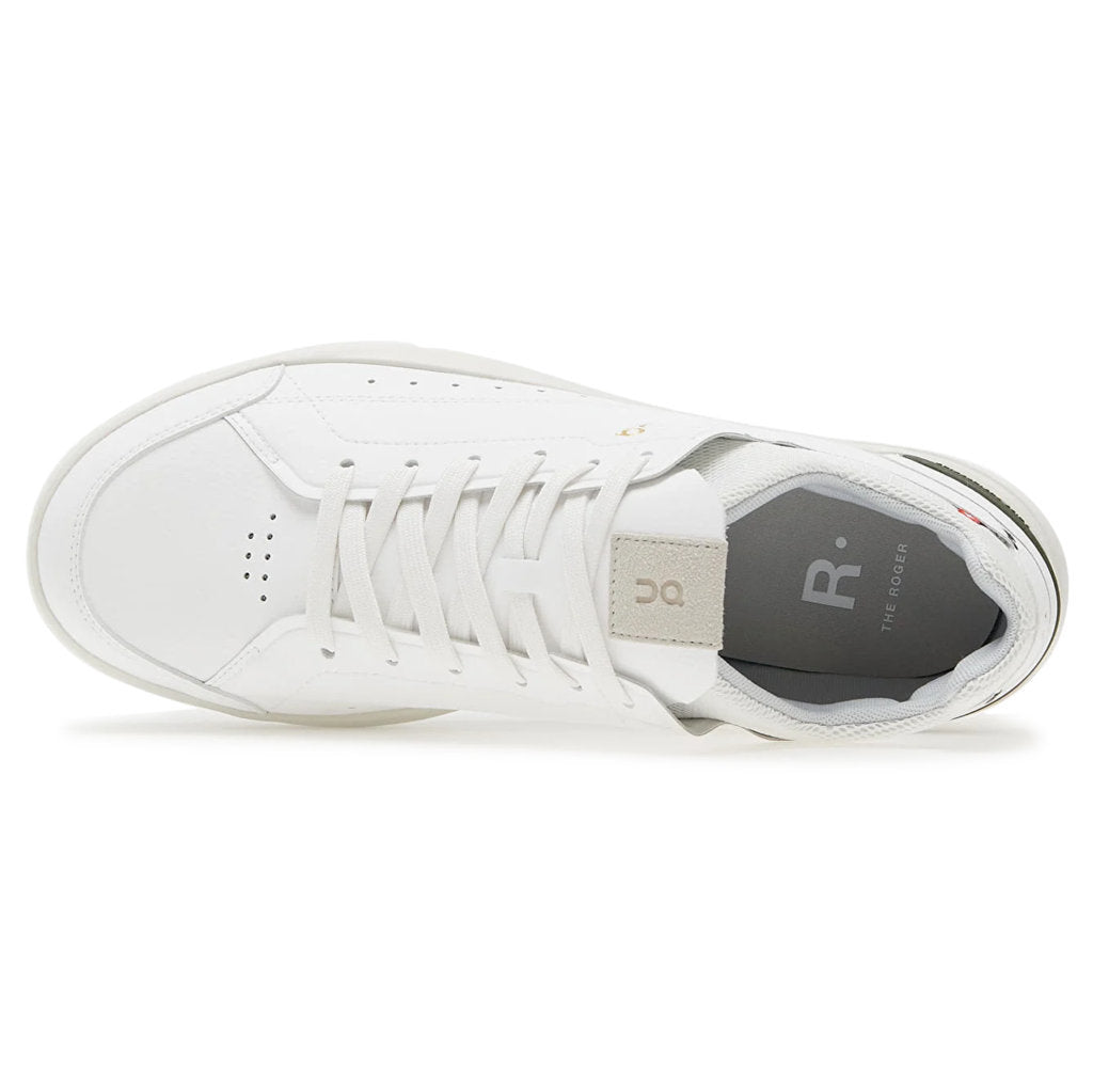 On Running The Roger Centre Court Synthetic Leather Men's Low-Top Sneakers#color_white jungle