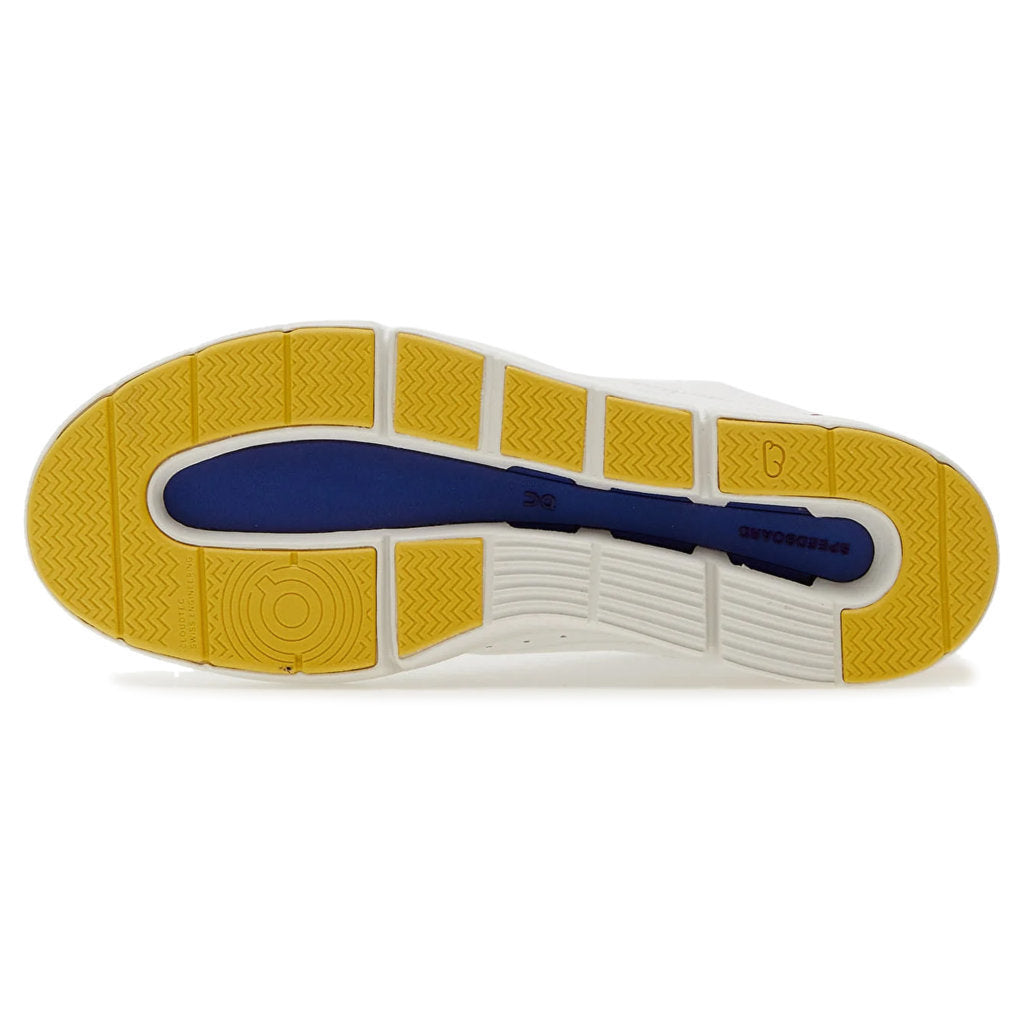 On Running The Roger Centre Court Synthetic Leather Men's Low-Top Sneakers#color_white mustard