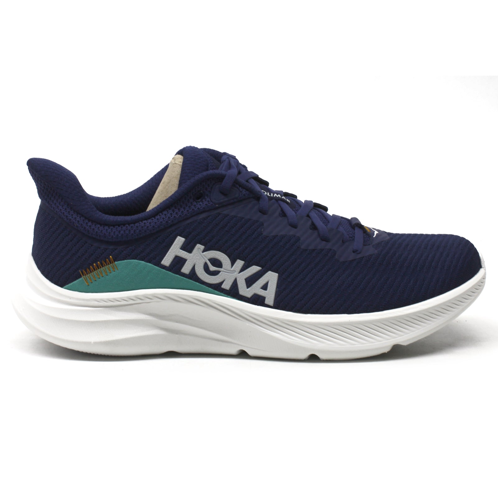 Hoka Solimar 1123074-BBCRM Textile Synthetic Mens Trainers - Bellwether Blue Ceramic - 7.5#color_bellwether blue ceramic