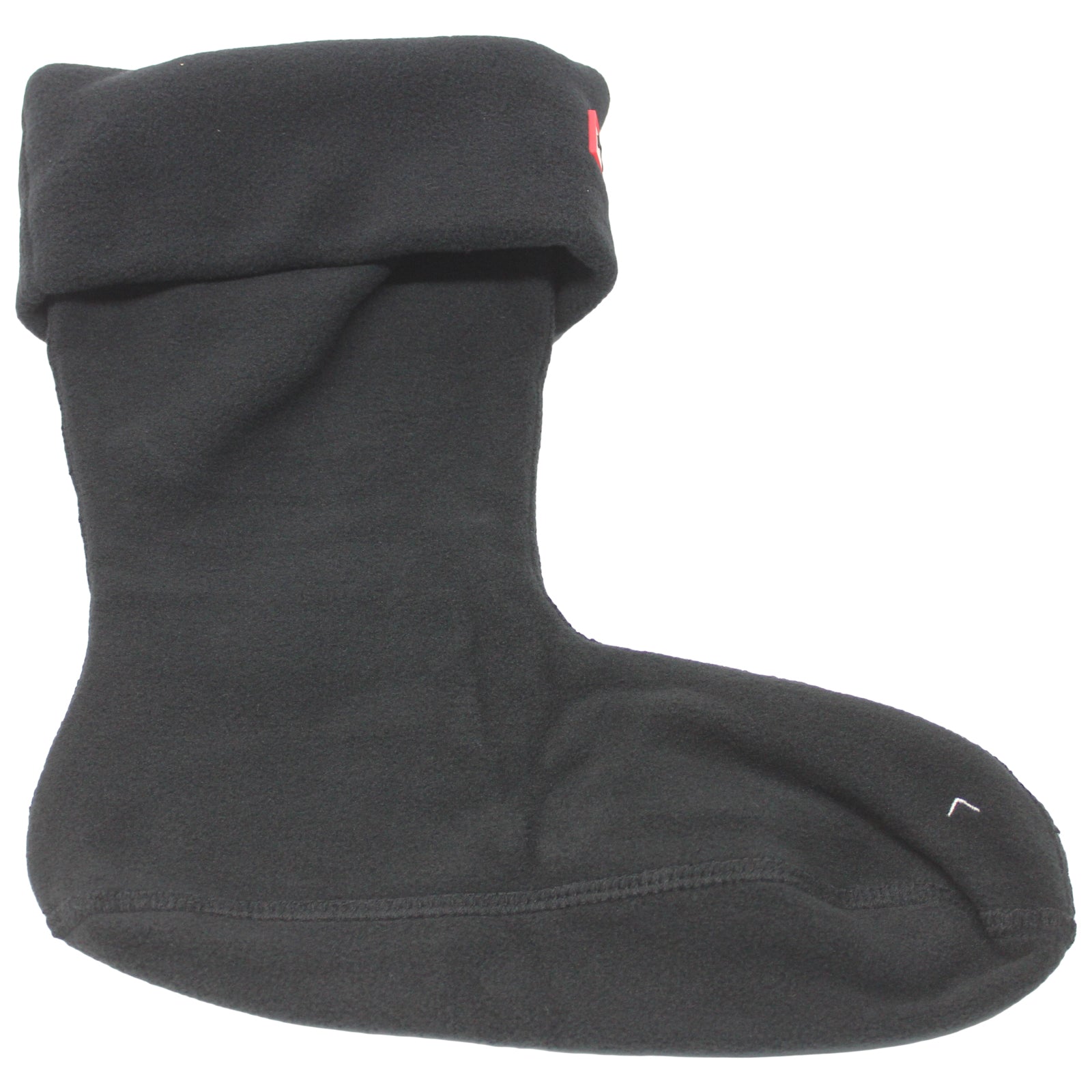 Hunter Recycled Fleece Short Boot Sock UAS3401RCF-BLK Polyfleece Unisex Socks - Black - 39-42#color_black