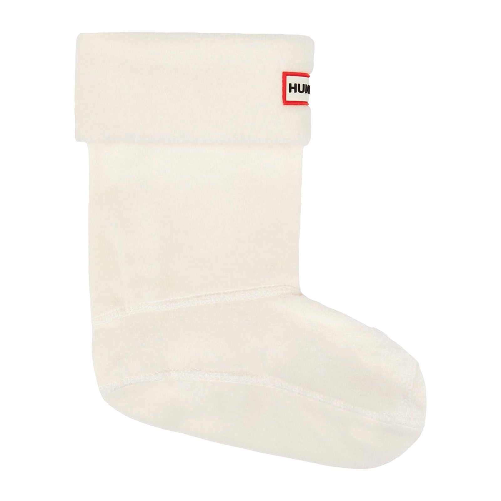 Hunter Recycled Fleece Short Boot Sock UAS3401RCF-HWT Polyfleece Unisex Socks - Hunter White - 39-42#color_hunter white