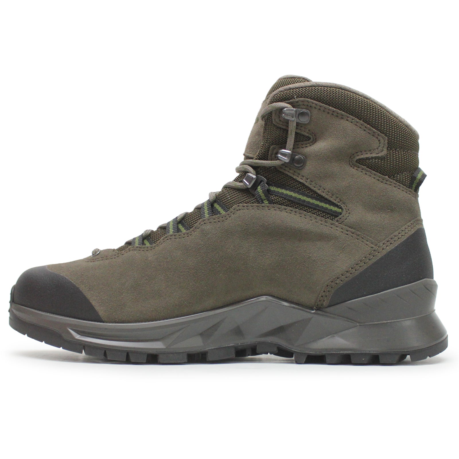 Lowa Explorer II GTX Mid Suede Textile Men's Hiking 
 boots#color_slate olive