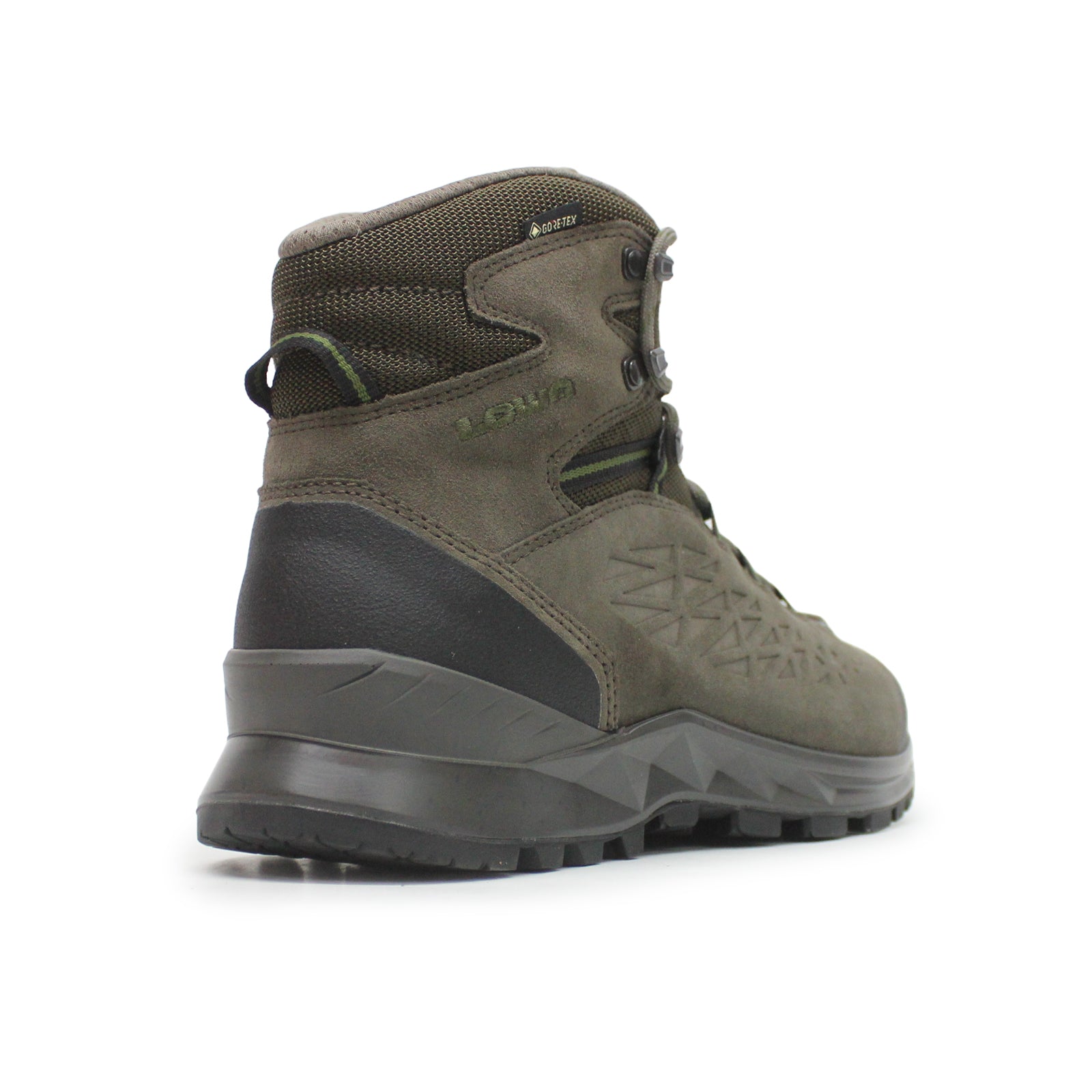 Lowa Explorer II GTX Mid Suede Textile Men's Hiking 
 boots#color_slate olive