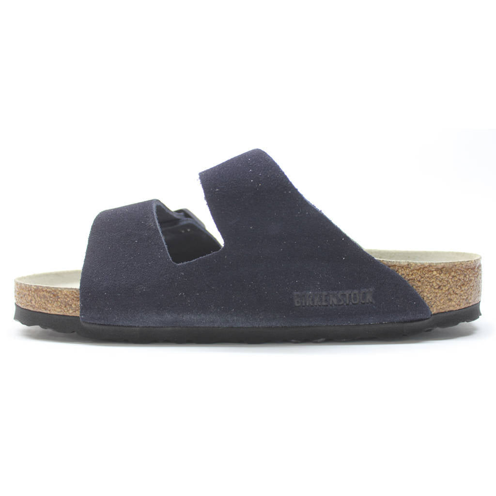 Birkenstock Arizona BS Suede Leather Unisex Sandals#color_midnight