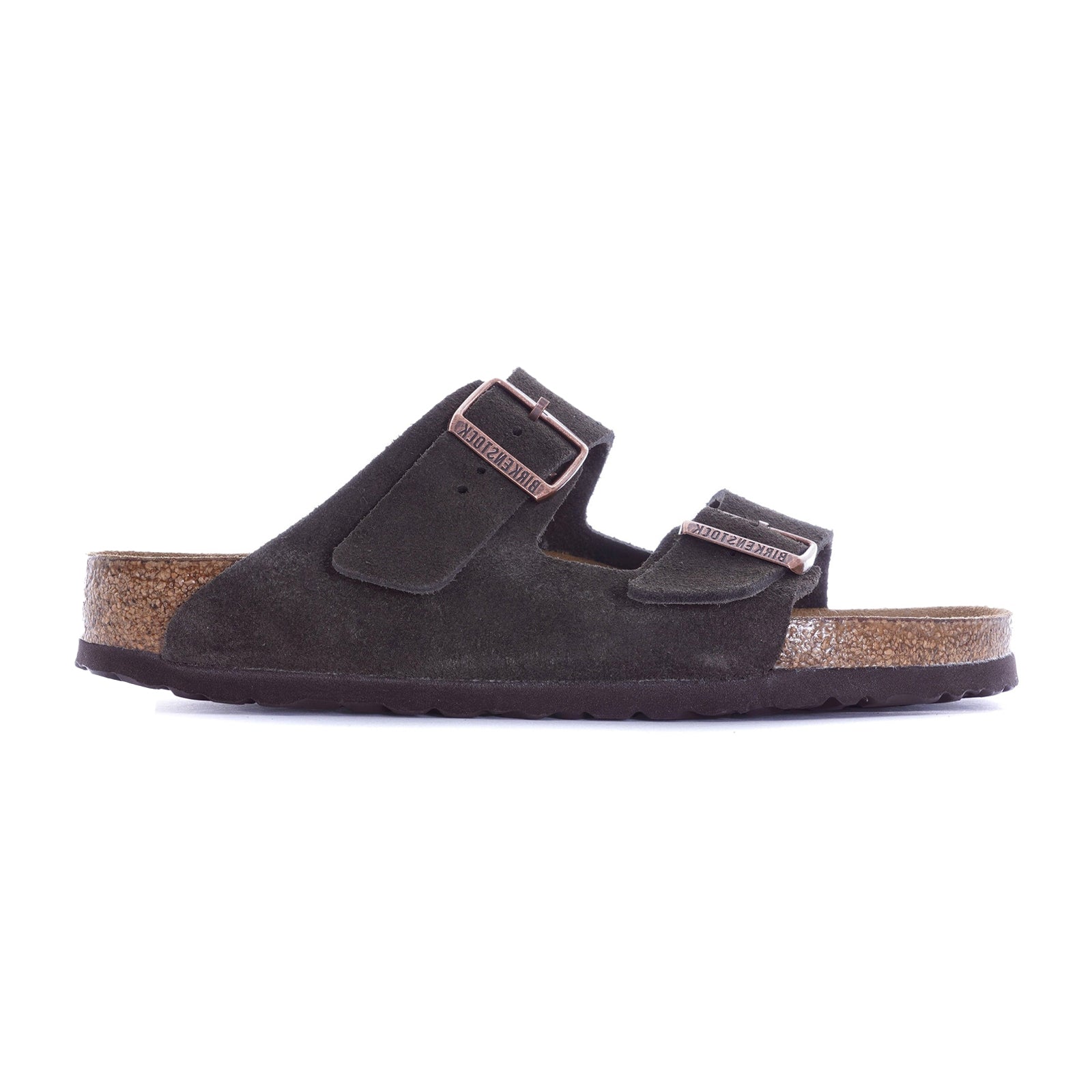 Birkenstock Arizona BS Suede Leather Unisex Sandals#color_mocca