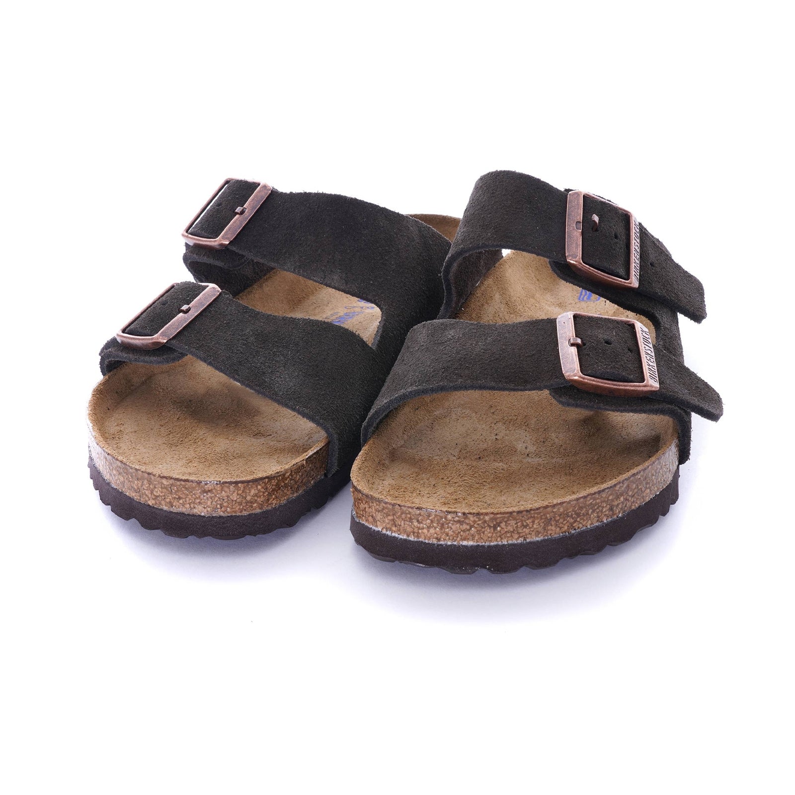 Birkenstock Arizona BS Suede Leather Unisex Sandals#color_mocca