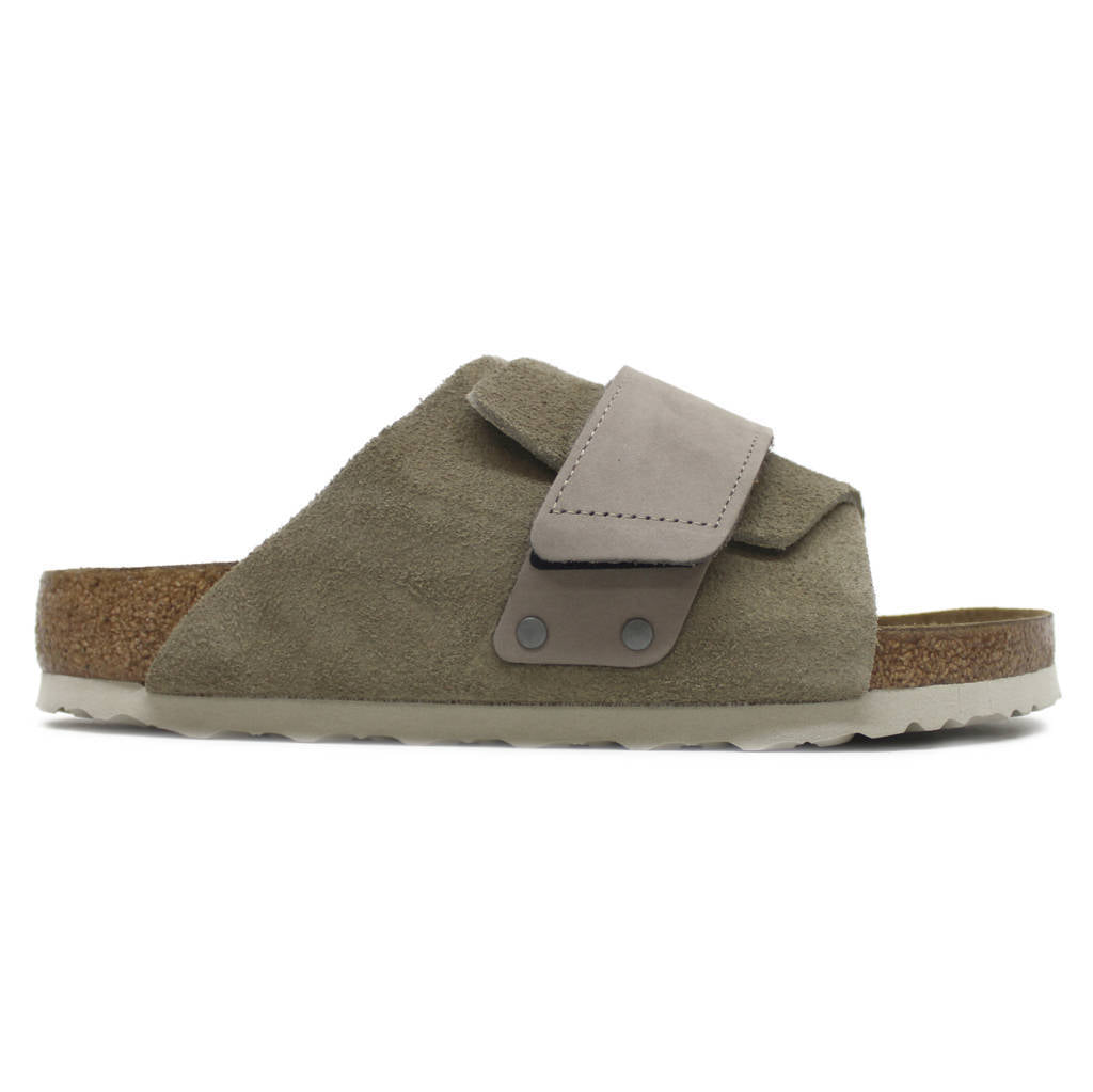 Birkenstock Kyoto Nubuck Leather Unisex Sandals#color_taupe