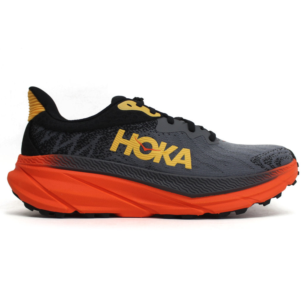 Hoka One One Challenger ATR 7 Textile Mens Sneakers#color_castlerock flame