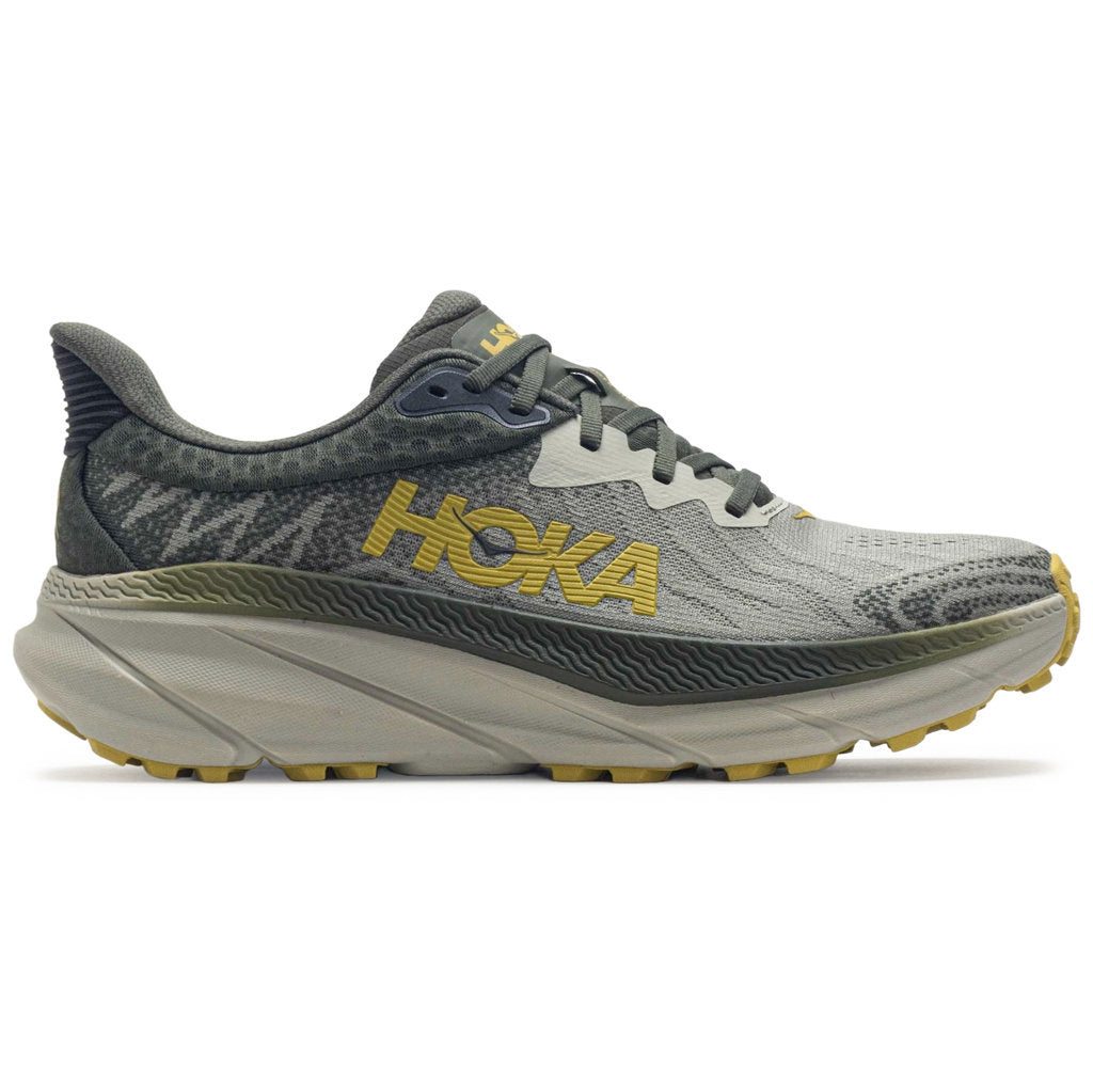 Hoka One One Challenger ATR 7 Textile Mens Sneakers#color_olive haze forest cover