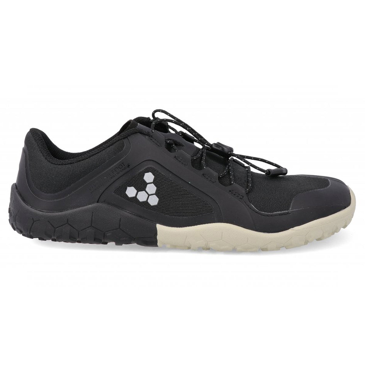 Vivobarefoot Primus Trail III All Weather FG 209305-01 Textile Synthetic Womens Trainers - Obsidian - 37#color_obsidian