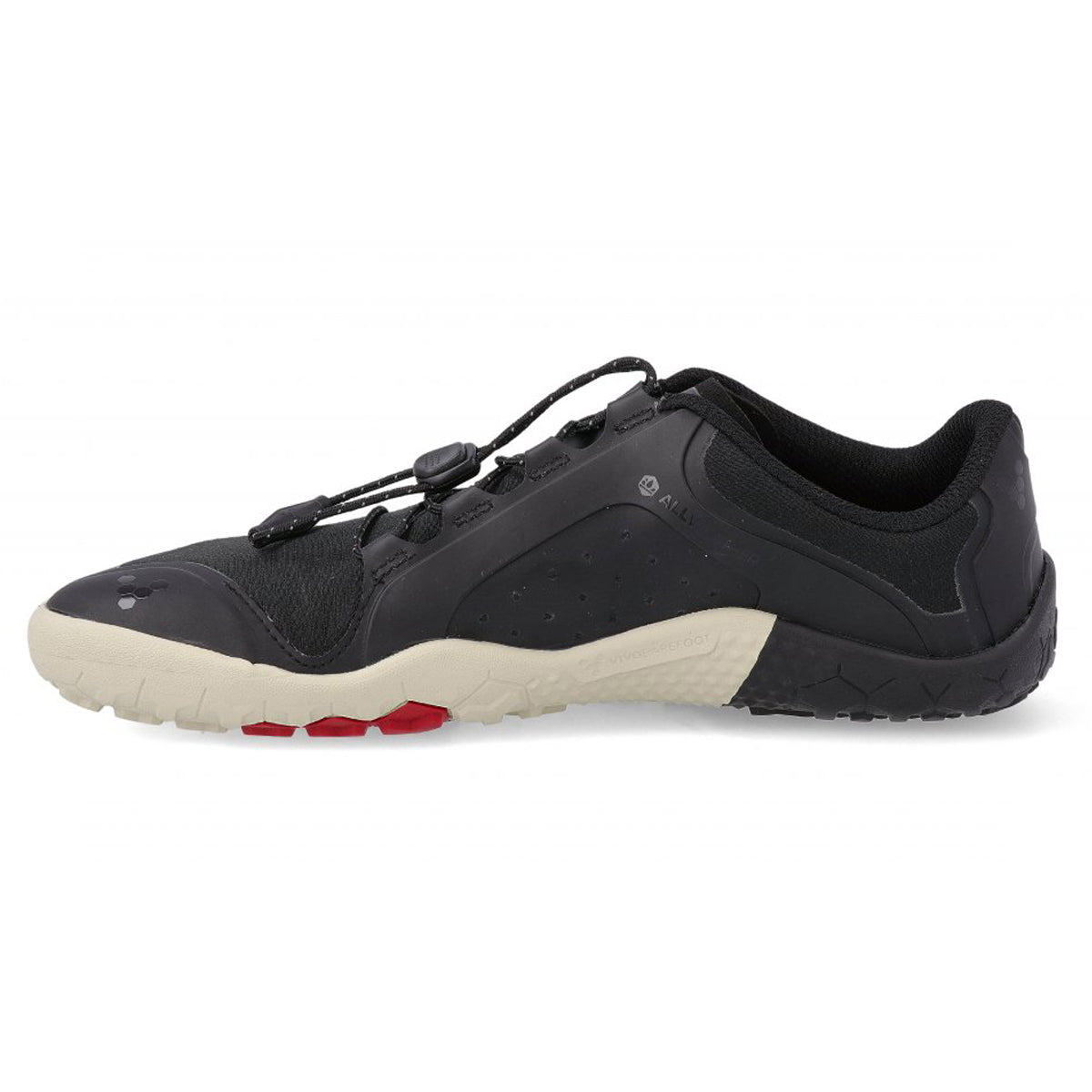 Vivobarefoot Primus Trail III All Weather FG 209305-01 Textile Synthetic Womens Trainers - Obsidian - 40#color_obsidian