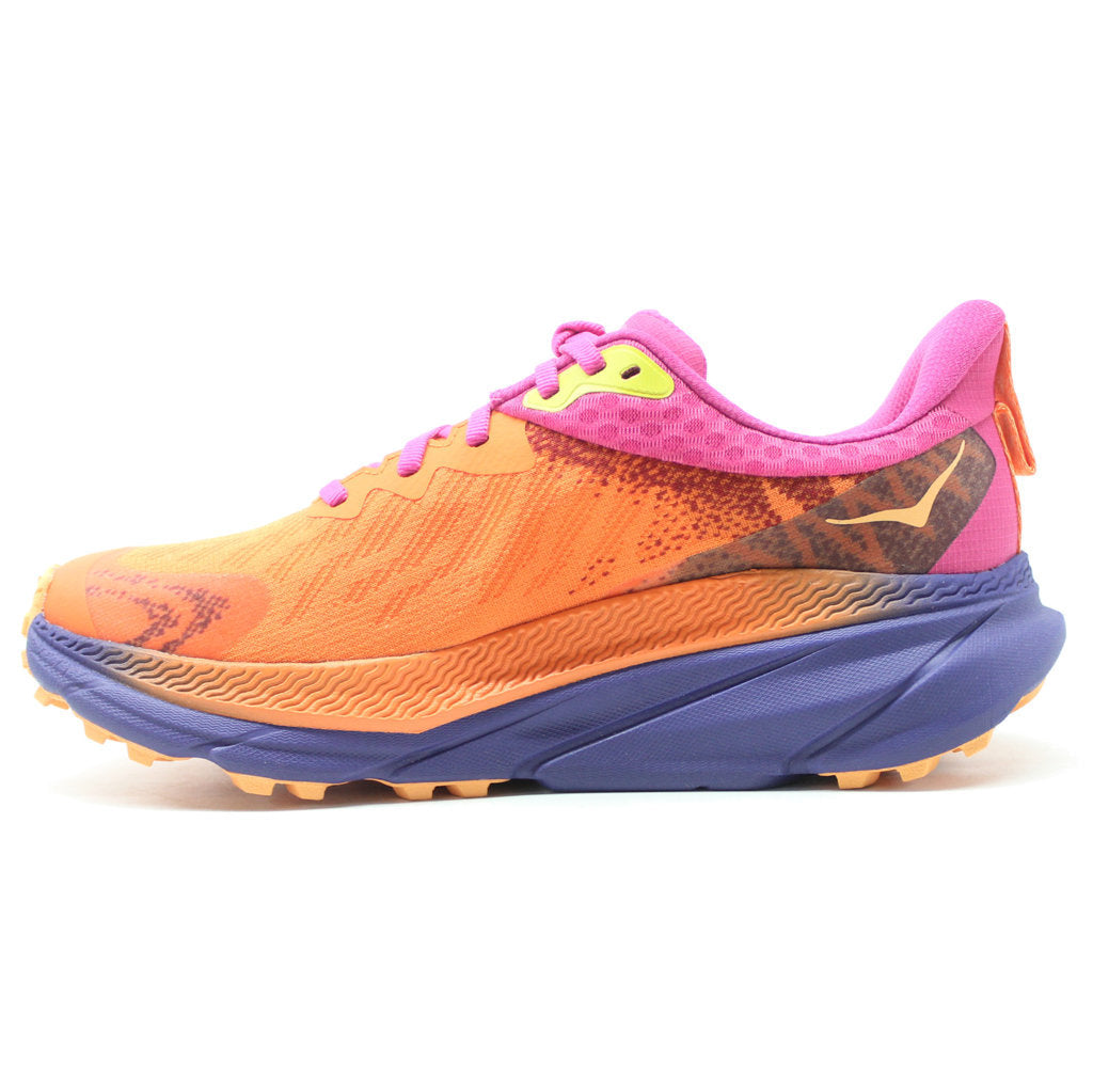 Hoka One One Challenger ATR 7 GTX Textile Synthetic Womens Sneakers#color_vibrant orange pink yarrow