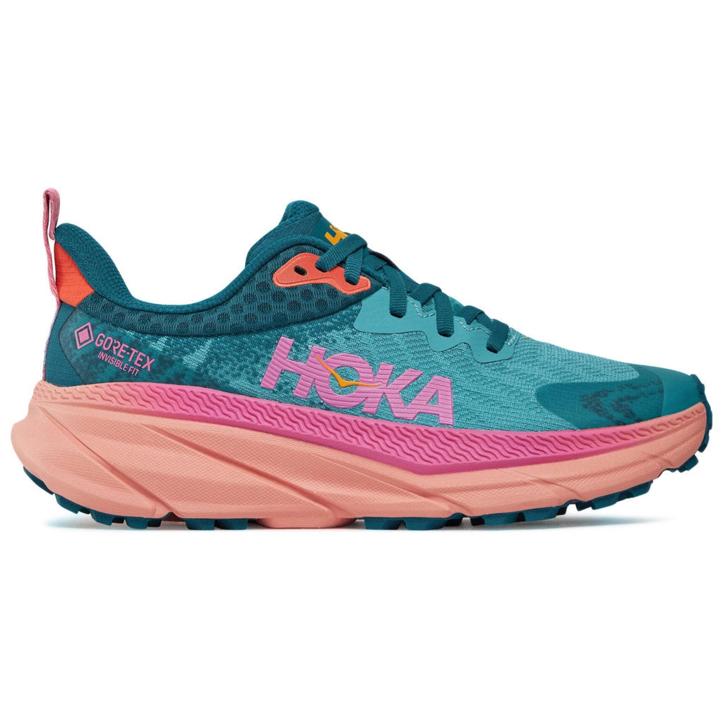 Hoka One One Challenger ATR 7 GTX Textile Synthetic Womens Sneakers#color_ocean mist deep lagoon