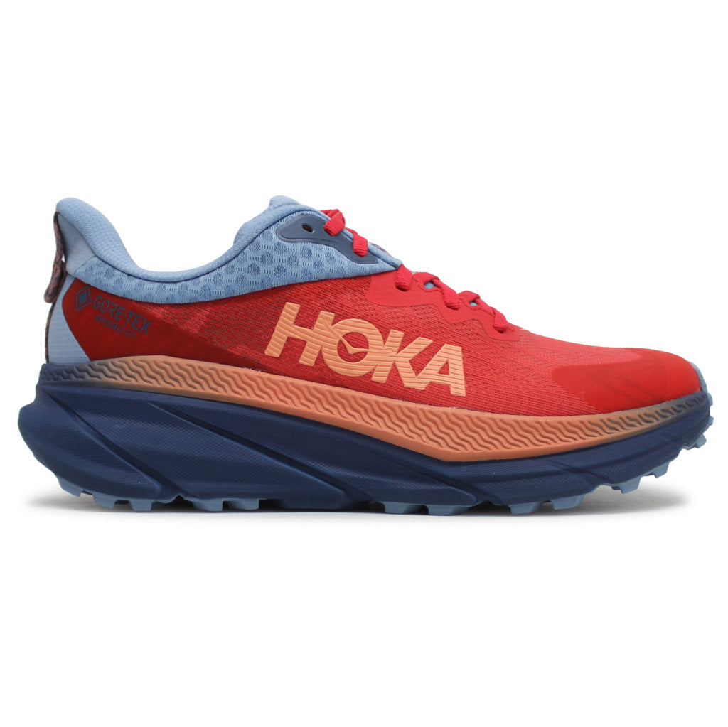 Hoka One One Challenger ATR 7 GTX Textile Synthetic Womens Sneakers#color_cerise real teal