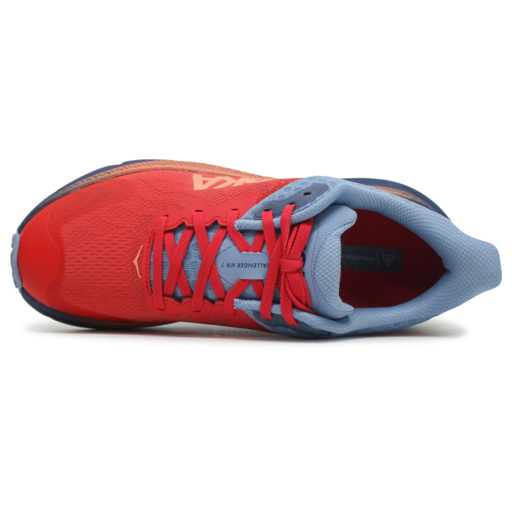 Hoka One One Challenger ATR 7 GTX Textile Synthetic Womens Sneakers#color_cerise real teal