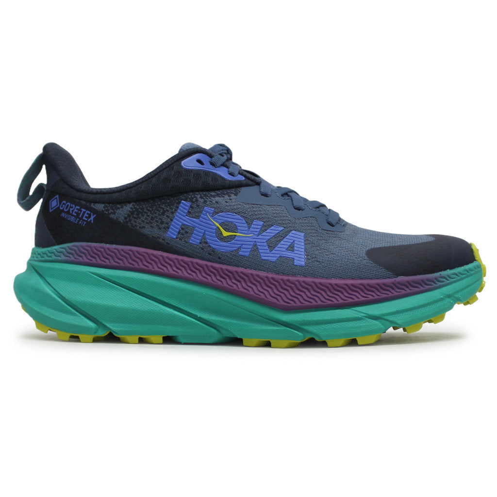 Hoka One One Challenger ATR 7 GTX Textile Synthetic Womens Sneakers#color_real teal tech green