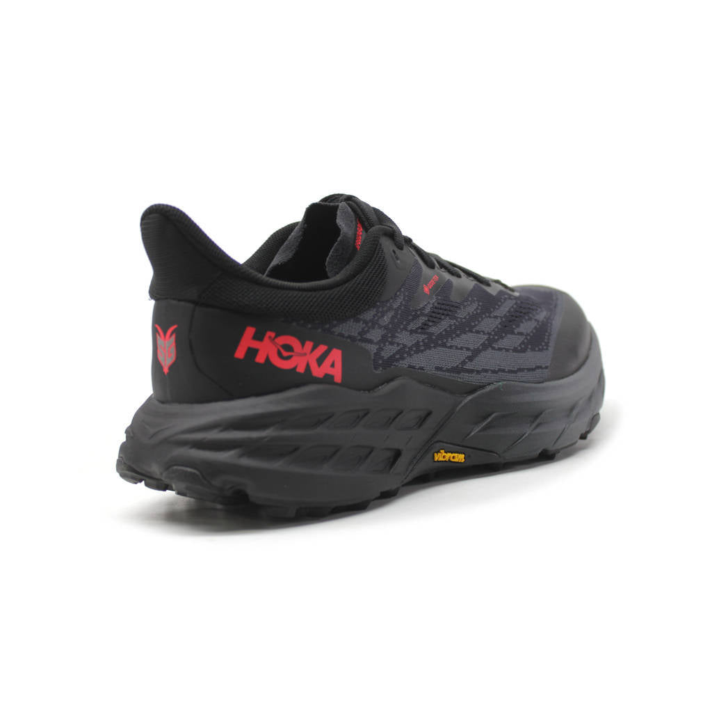 Hoka One One Speedgoat 5 GTX Textile Synthetic Womens Sneakers#color_black black