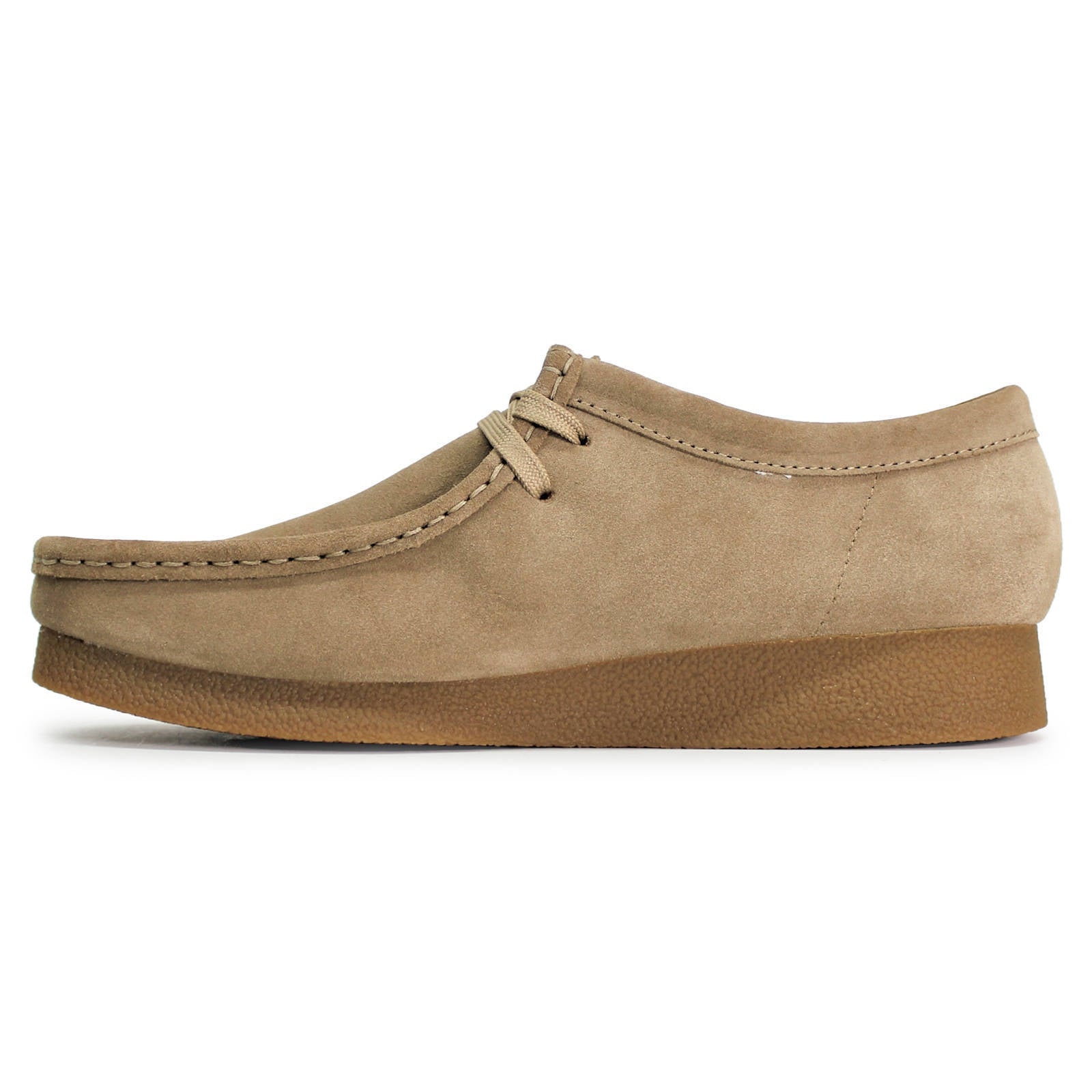 Clarks Wallabee Evo Suede Women's Shoes#color_dark sand