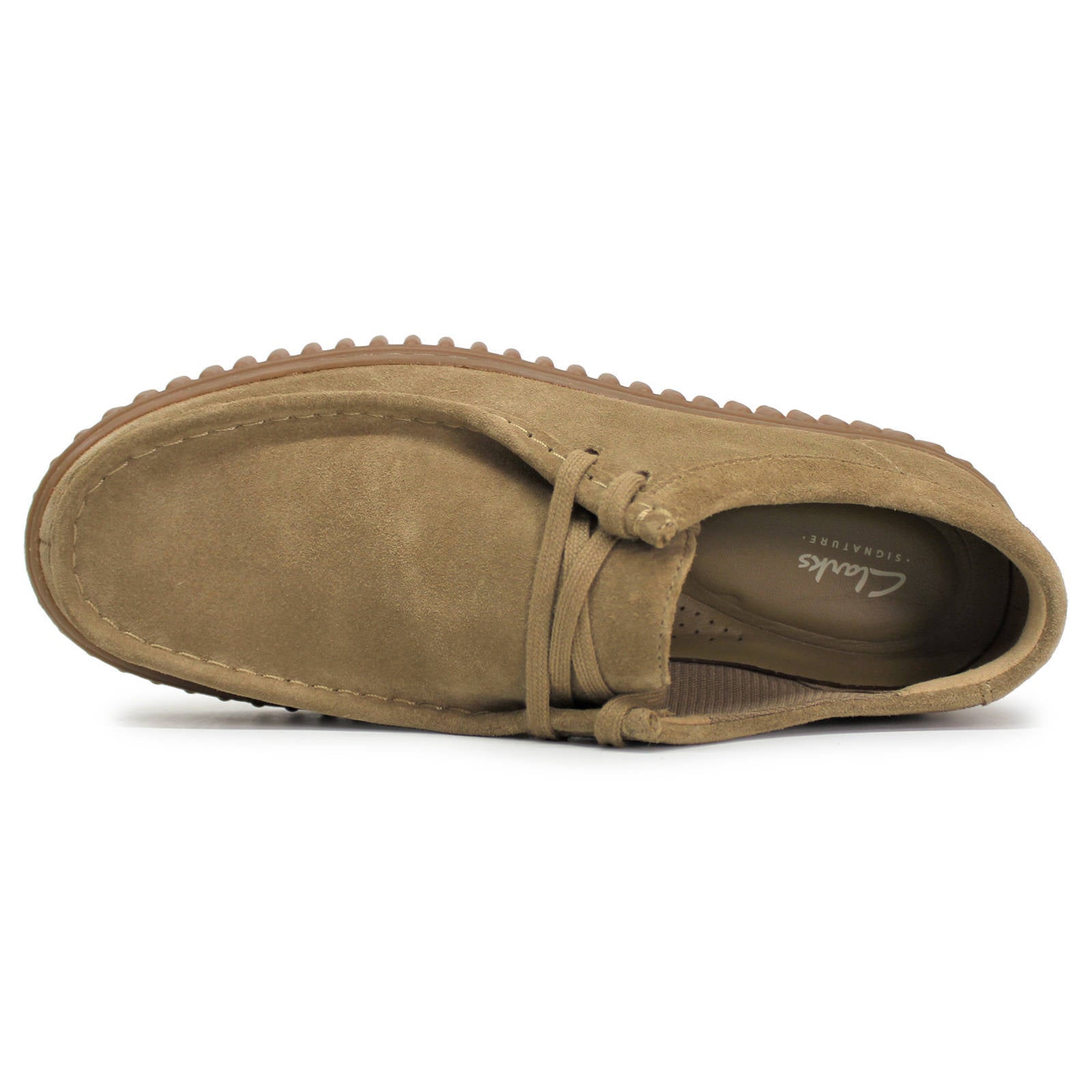 Clarks Torhill Lo Suede Mens Shoes#color_dark sand