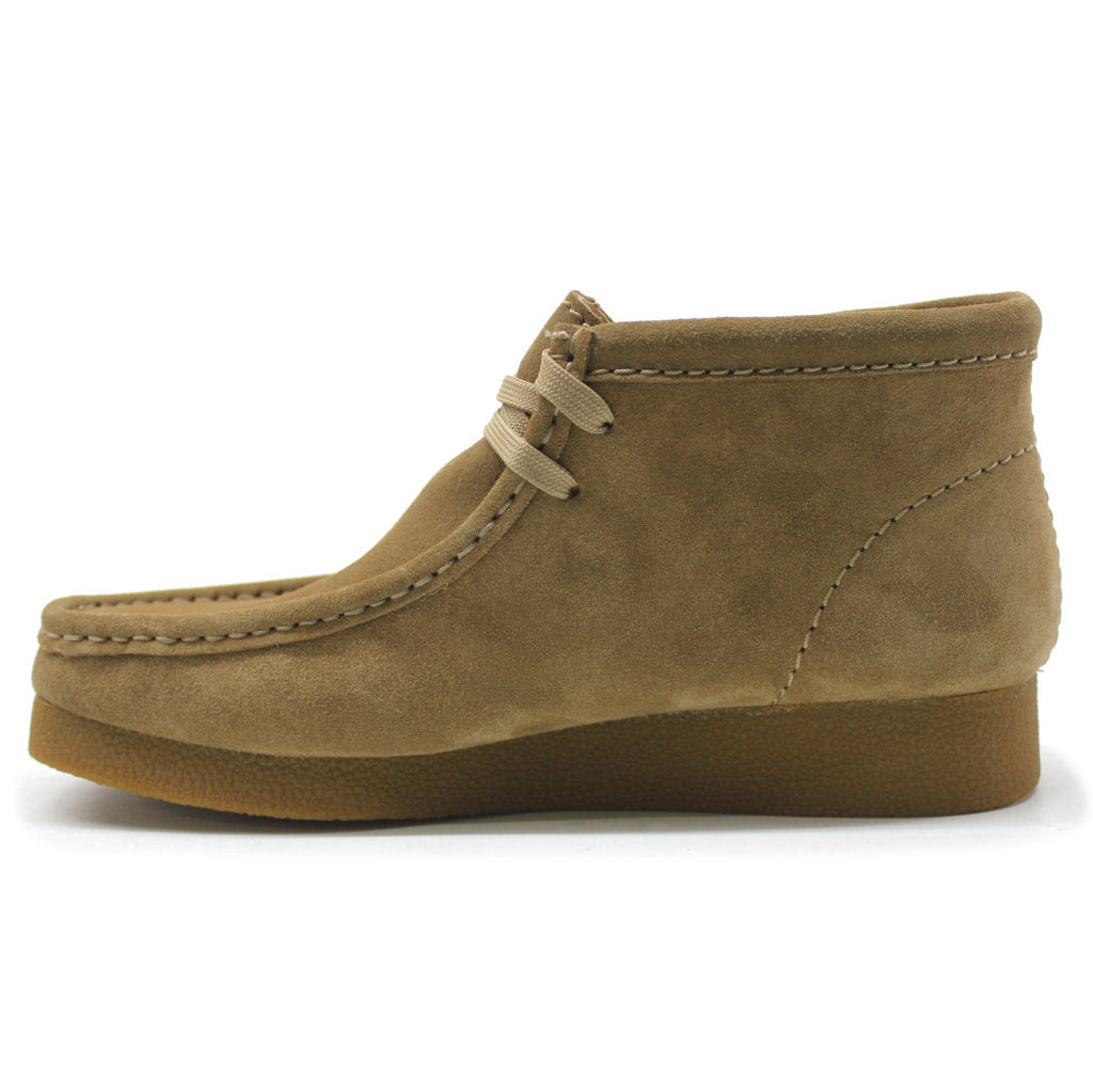 Clarks Wallabee Evo Boot Suede Womens Boots#color_dark sand