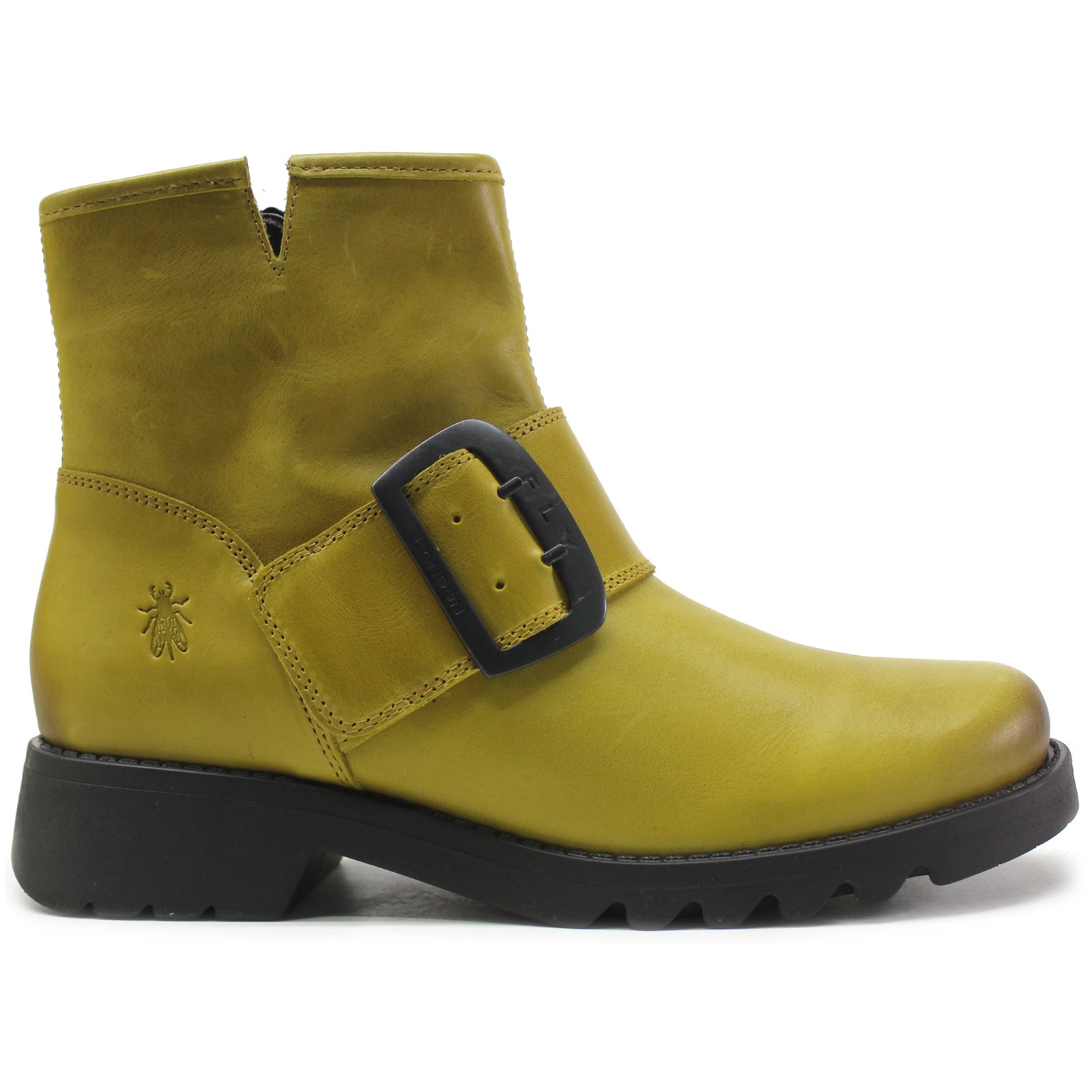 Fly London RILY991FLY P144991003 Rug Leather Womens Boots - Mustard - 41#color_mustard