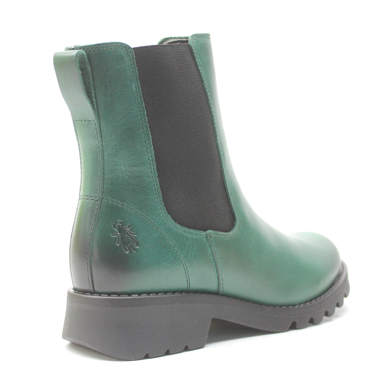 Fly London ROPE978FLY P144978002 Rug Leather Womens Boots - Shamrock Green - 40#color_shamrock green