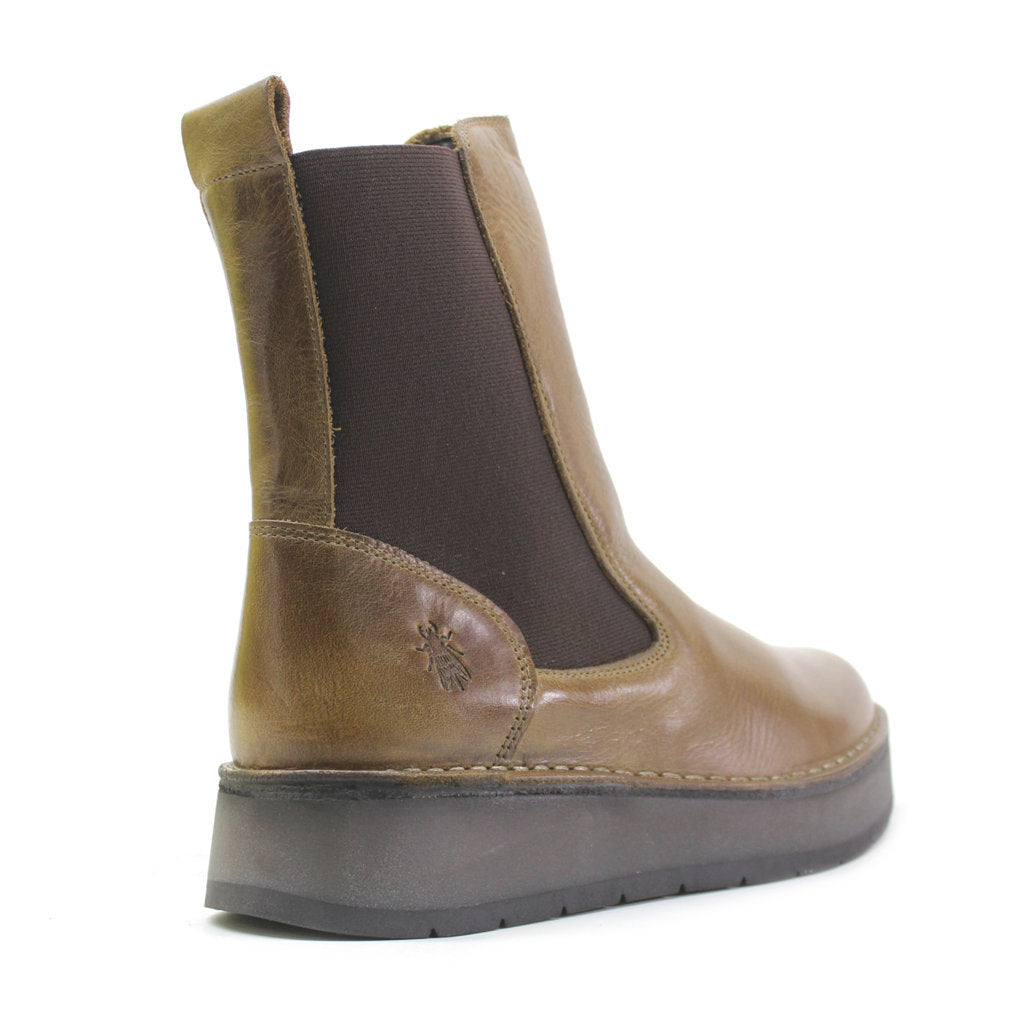 Fly London Ruba100Fly Rug Leather Women's Chelsea Boots#color_camel