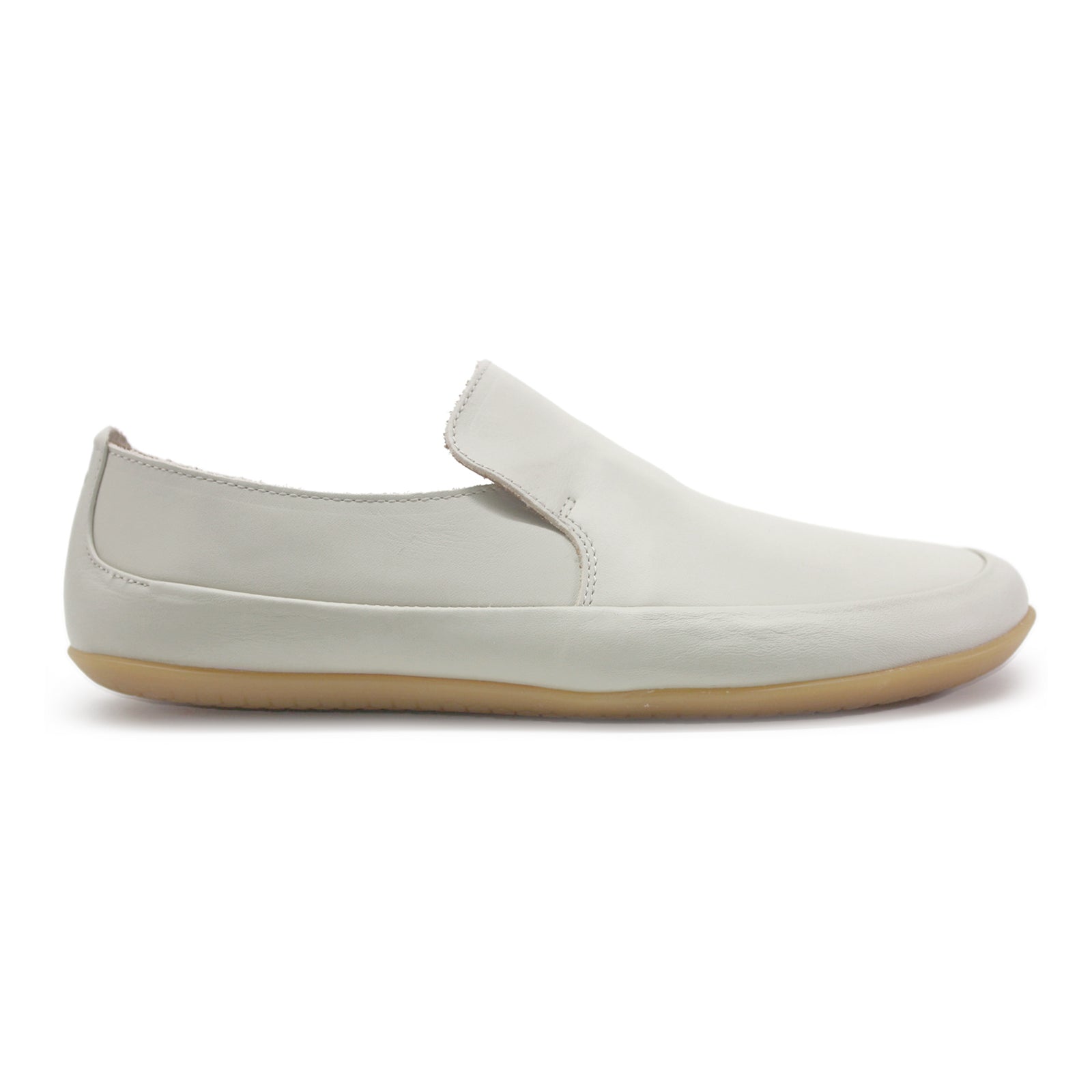 Vivobarefoot Opanka II 201224-03 Leather Womens Shoes - Limestone - 41#color_limestone