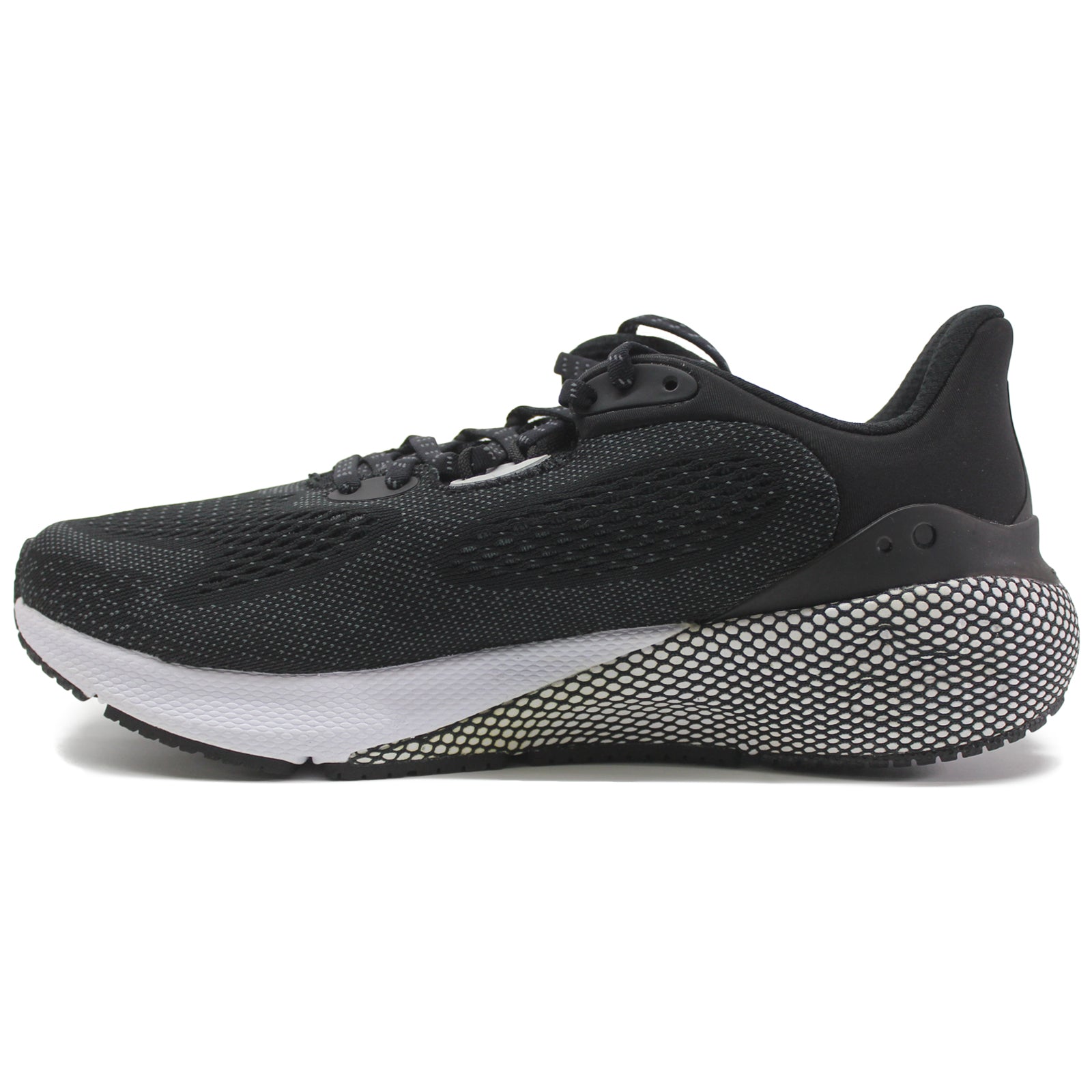 Under Armour HOVR Machina 3 CN 3025660-001 Synthetic Textile Womens Trainers - Black White - 39#color_black white