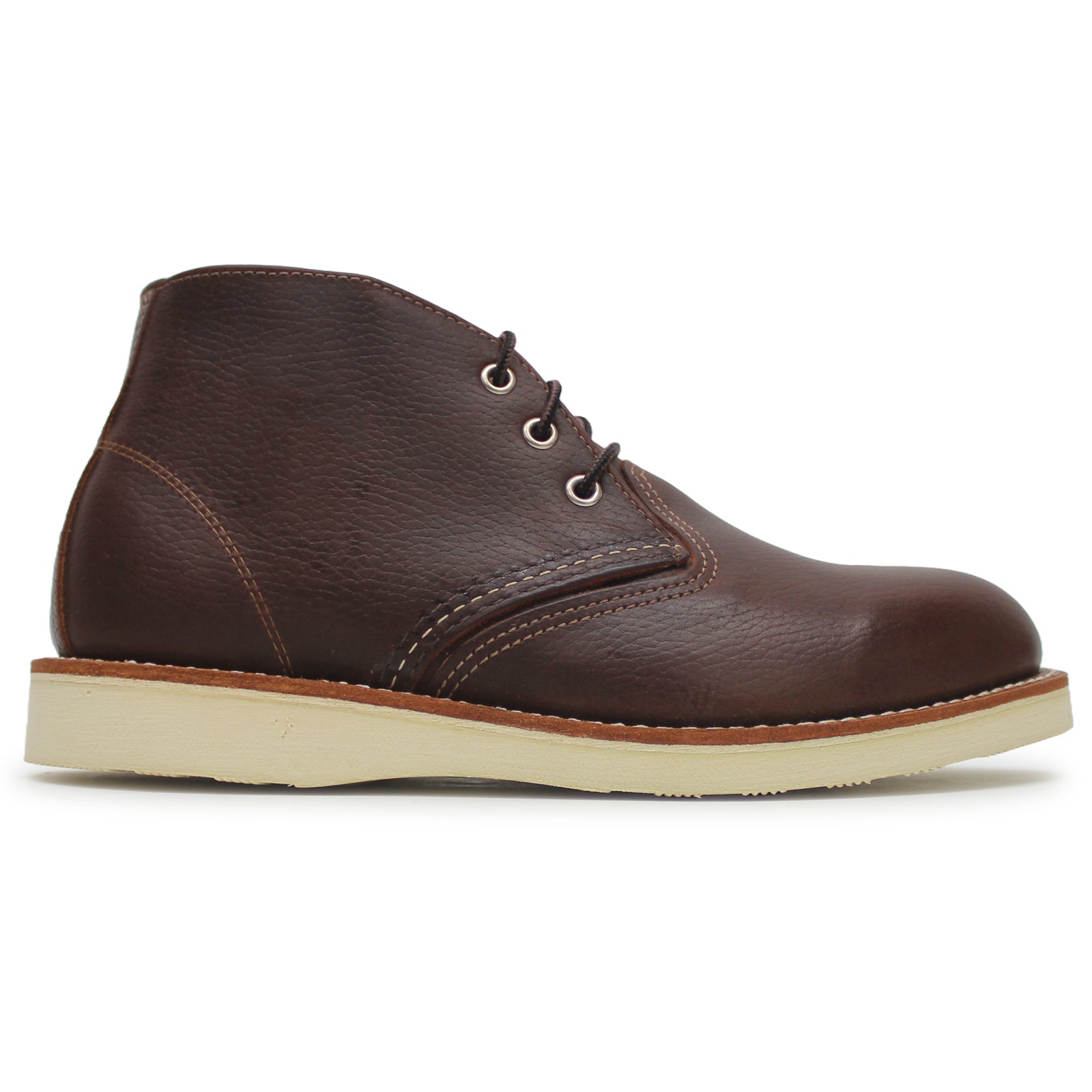 Red Wing Chukka Full Grain Leather Mens Boots#color_dark brown