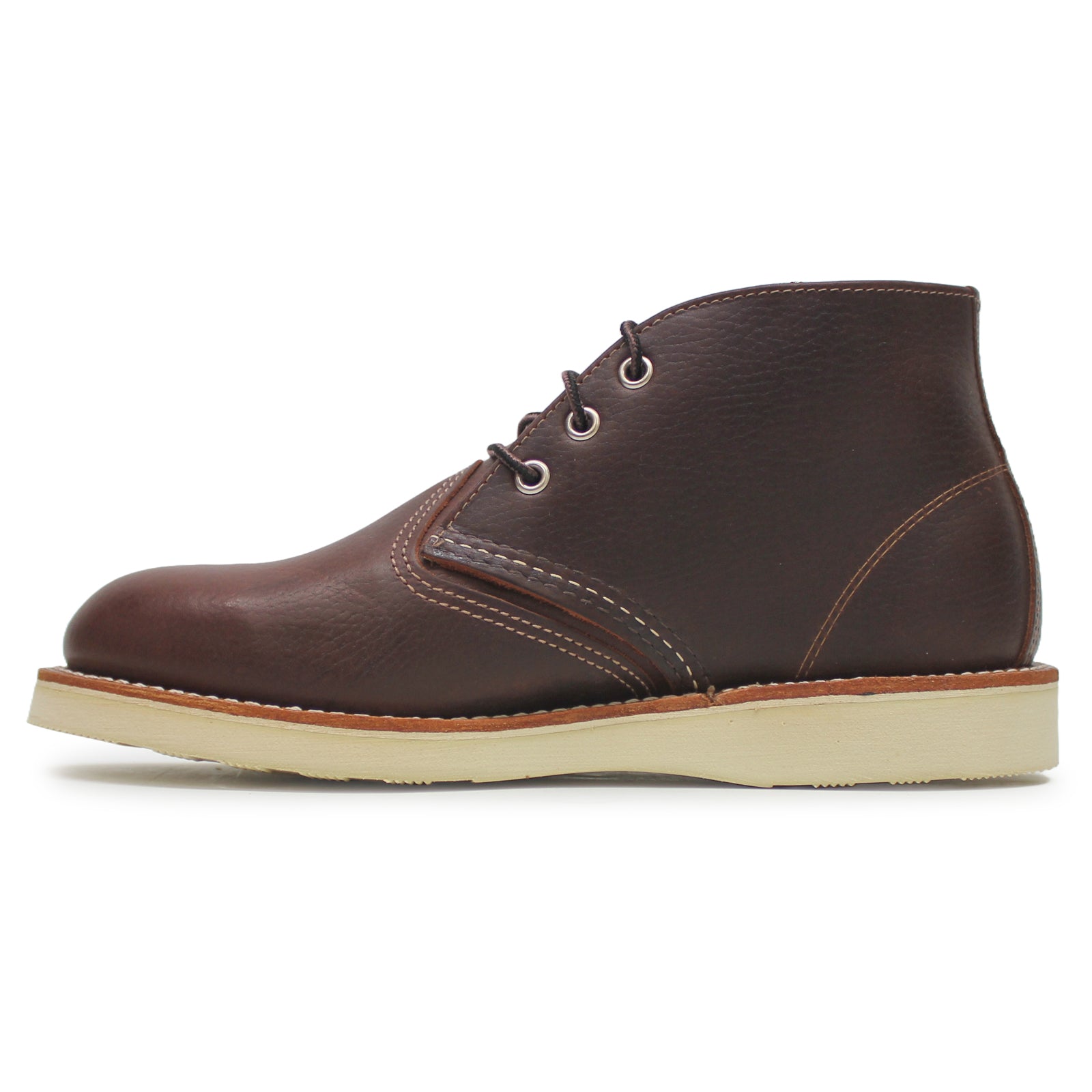 Red Wing Chukka Full Grain Leather Mens Boots#color_dark brown