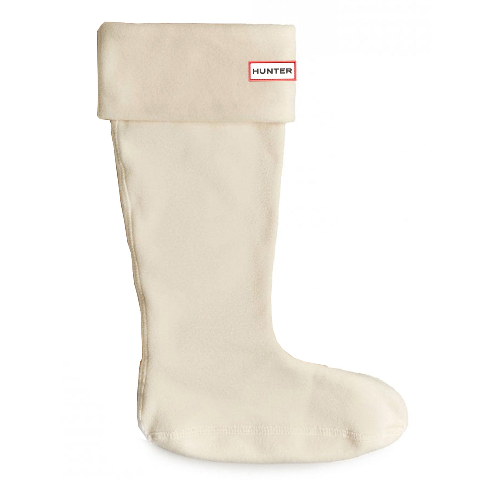 Hunter Fleece Tall Boot Sock Polyfleece Unisex Socks#color_hunter white