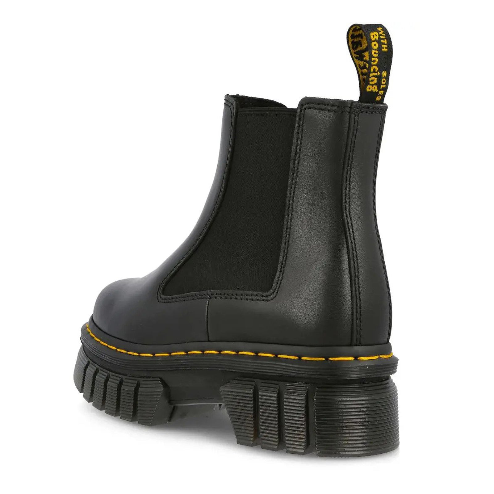 Dr. Martens Audrick Chelsea 27148001 Nappa Lux Leather Womens Boots - Black - 6#color_black