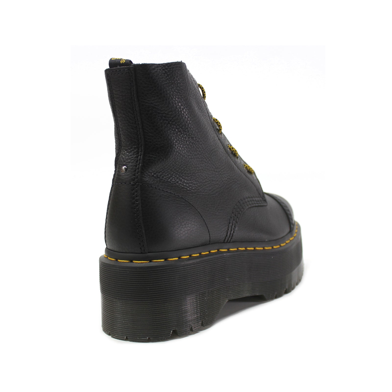 Dr. Martens Sinclair Max 27358001 Pisa Leather Womens Boots - Black - 5#color_black