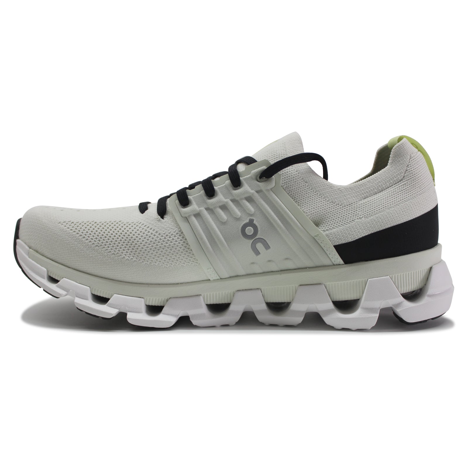 On Cloudswift 3 3MD10560791 Textile Synthetic Mens Trainers - Ivory Black - 44#color_ivory black