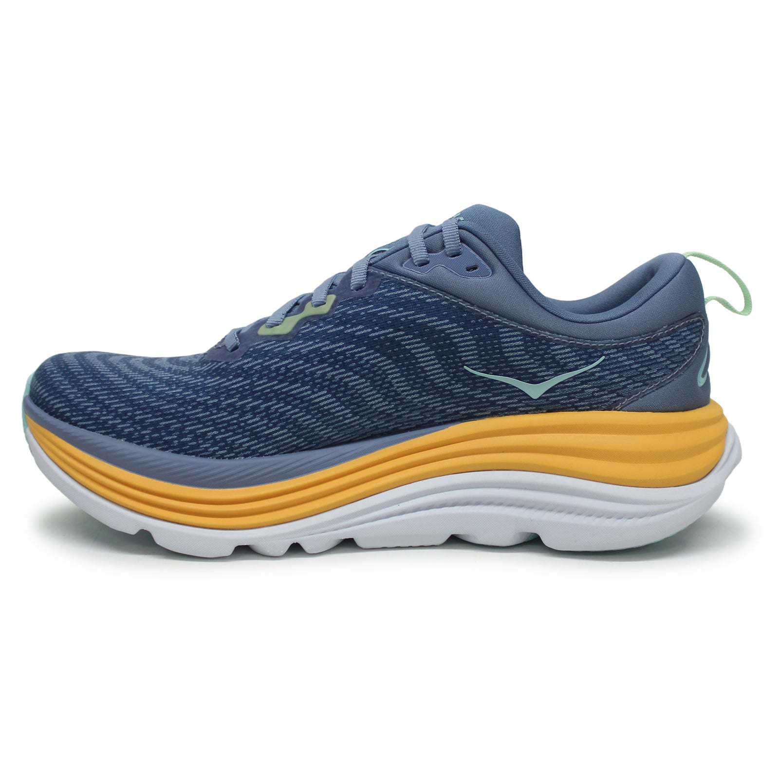 Hoka Gaviota 5 1127929-SSK Textile Synthetic Mens Trainers - Shadow Dusk - 10#color_shadow dusk