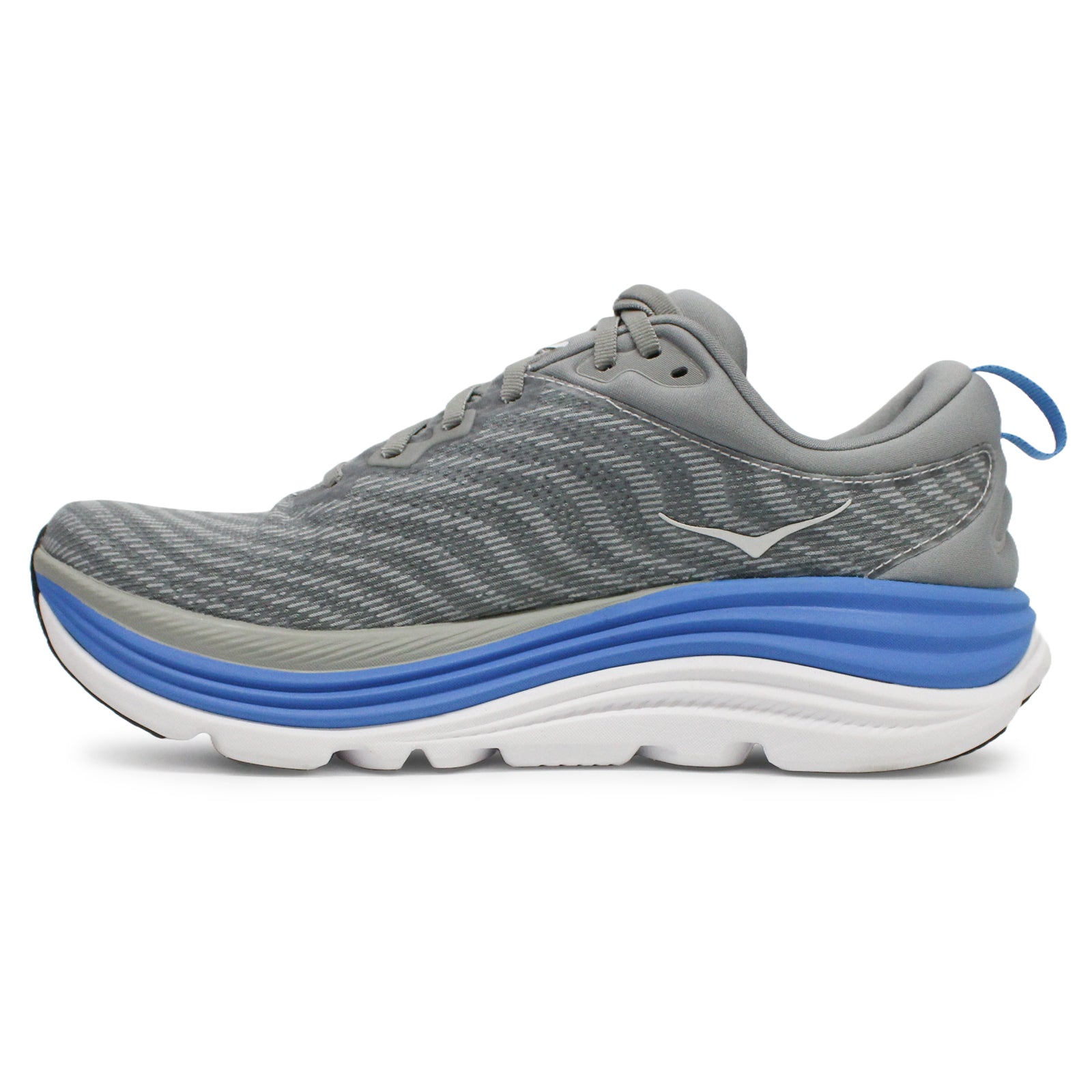 Hoka Gaviota 5 Textile Synthetic Men's Running Shoes#color_limestone diva blue