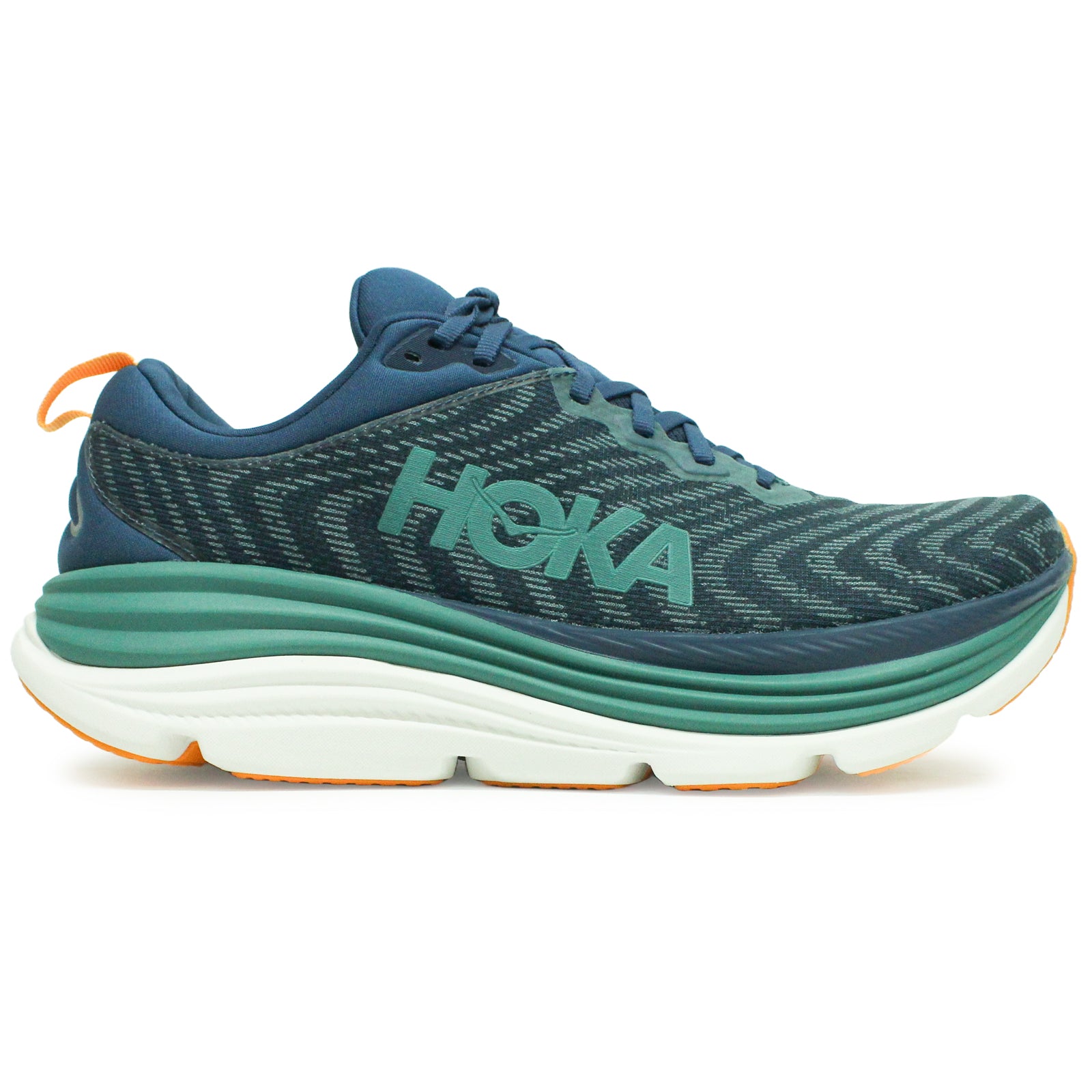 Hoka Gaviota 5 Textile Synthetic Men's Running Shoes#color_midnight oceanic