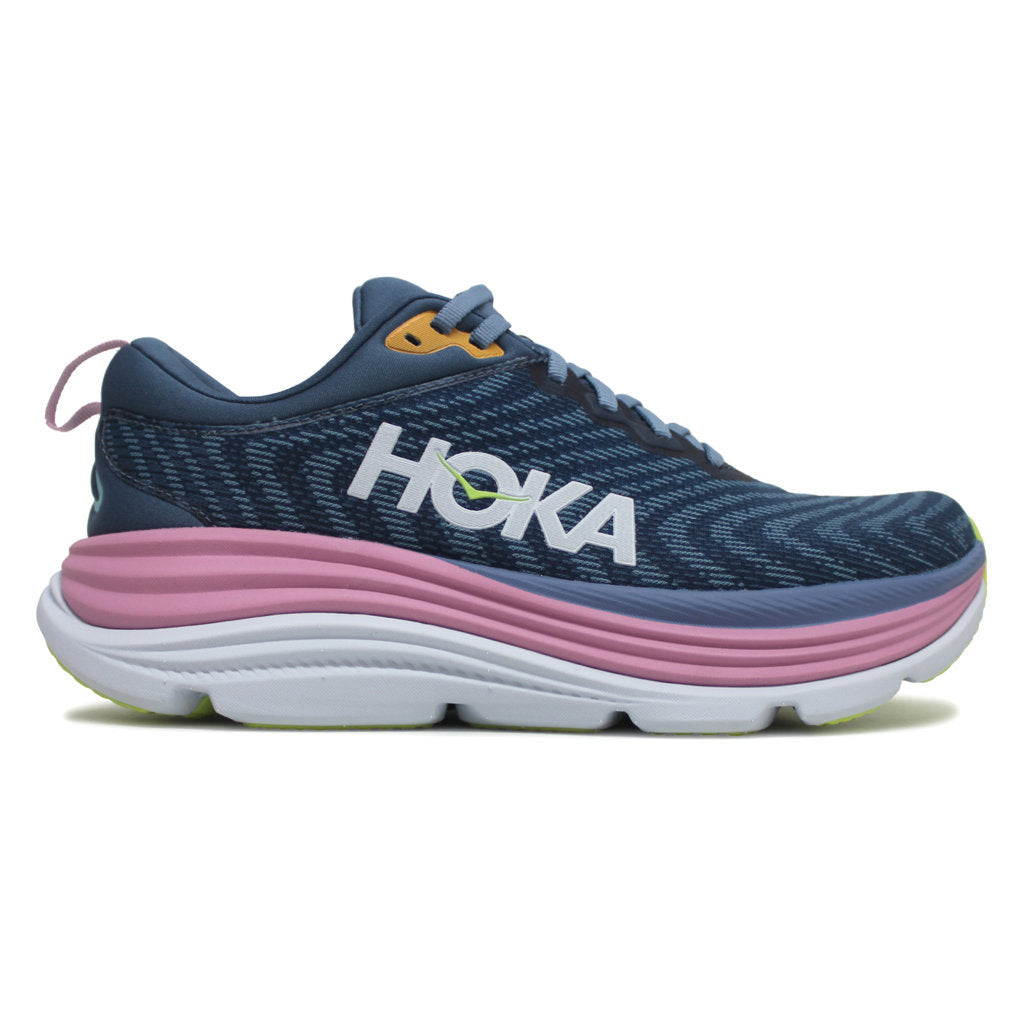 Hoka One One Gaviota 5 Textile Synthetic Womens Sneakers#color_real teal shadow