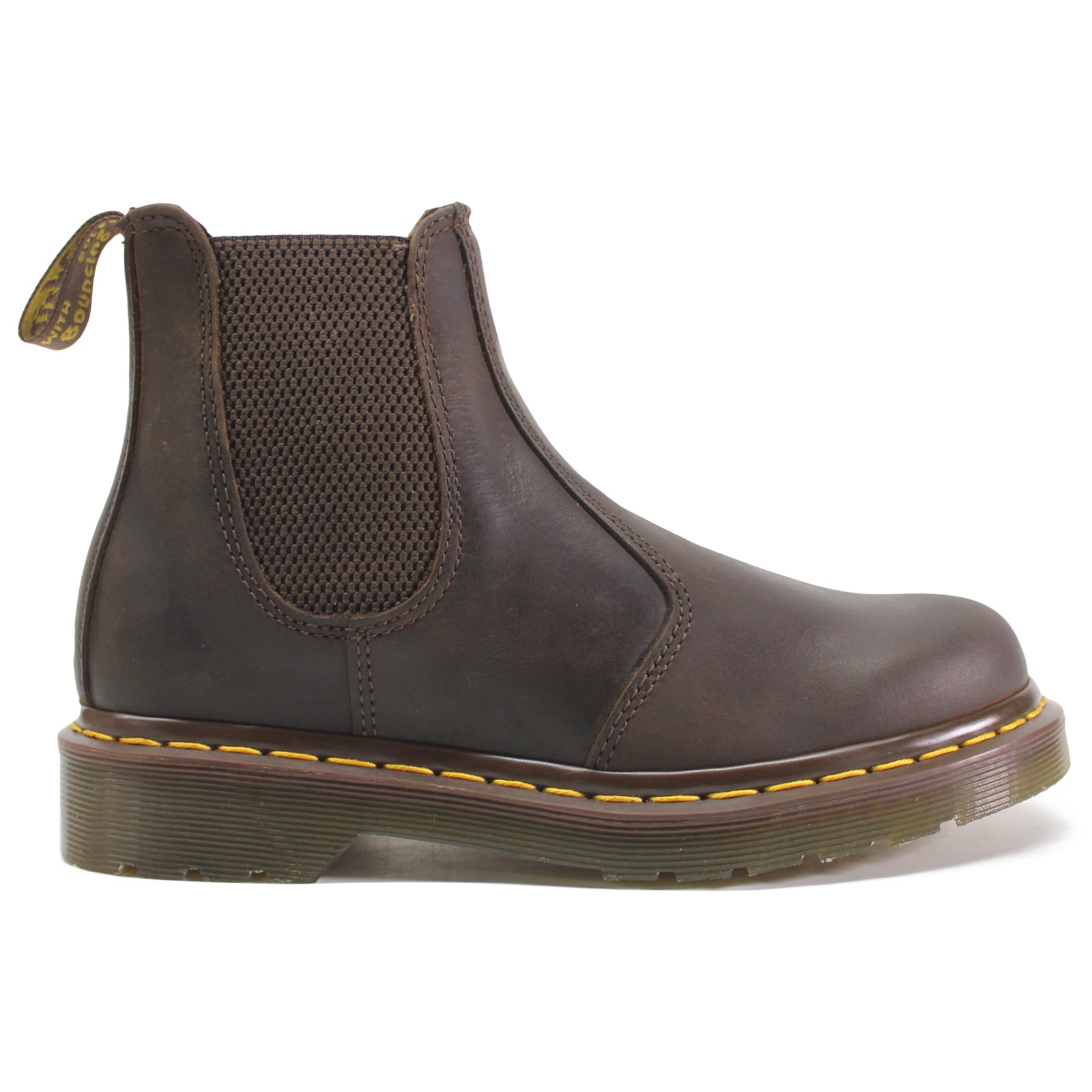 Dr. Martens 2976 YS 27486201 Crazyhorse Leather Unisex Boots - Dark Brown - 7#color_dark brown