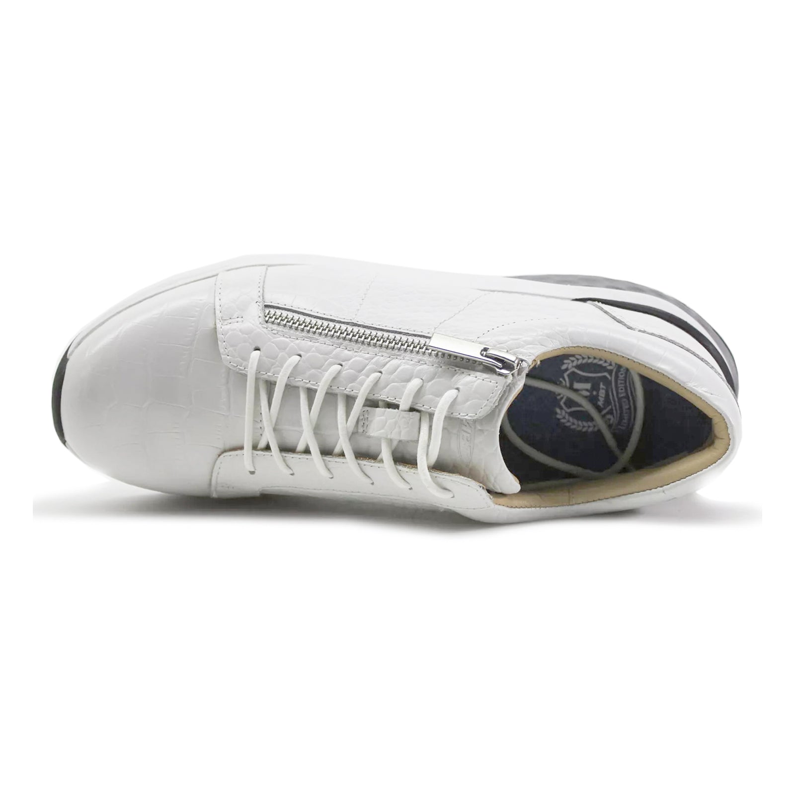 MBT Ferro Leather Womens Trainers#color_white grey sensor