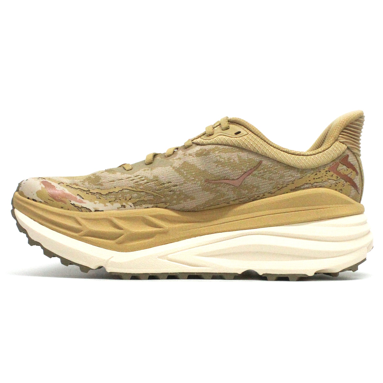 Hoka Stinson 7 Textile Synthetic Mens Trainers#color_wheat shifting sand