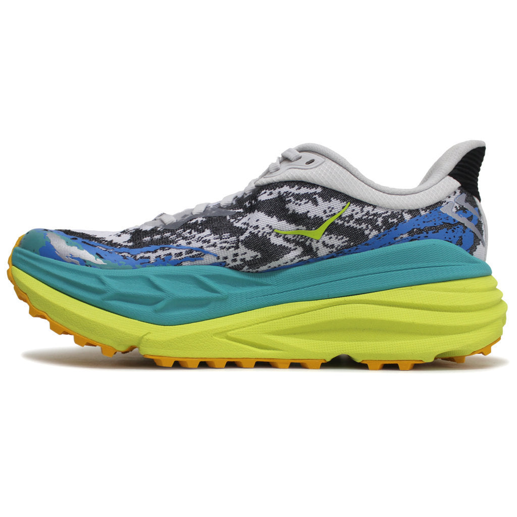 Hoka Stinson 7 Textile Synthetic Women's Running Shoes#color_white evening primrose