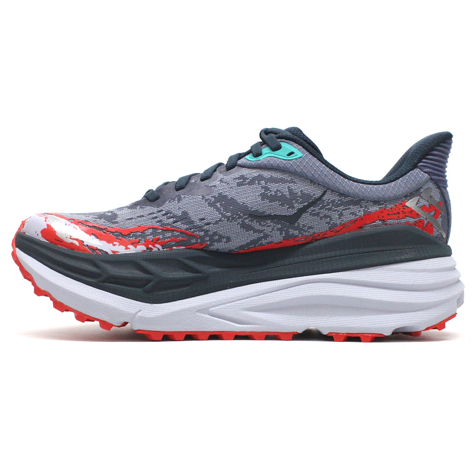 Hoka Stinson 7 Textile Synthetic Women's Running Shoes#color_anchor gull