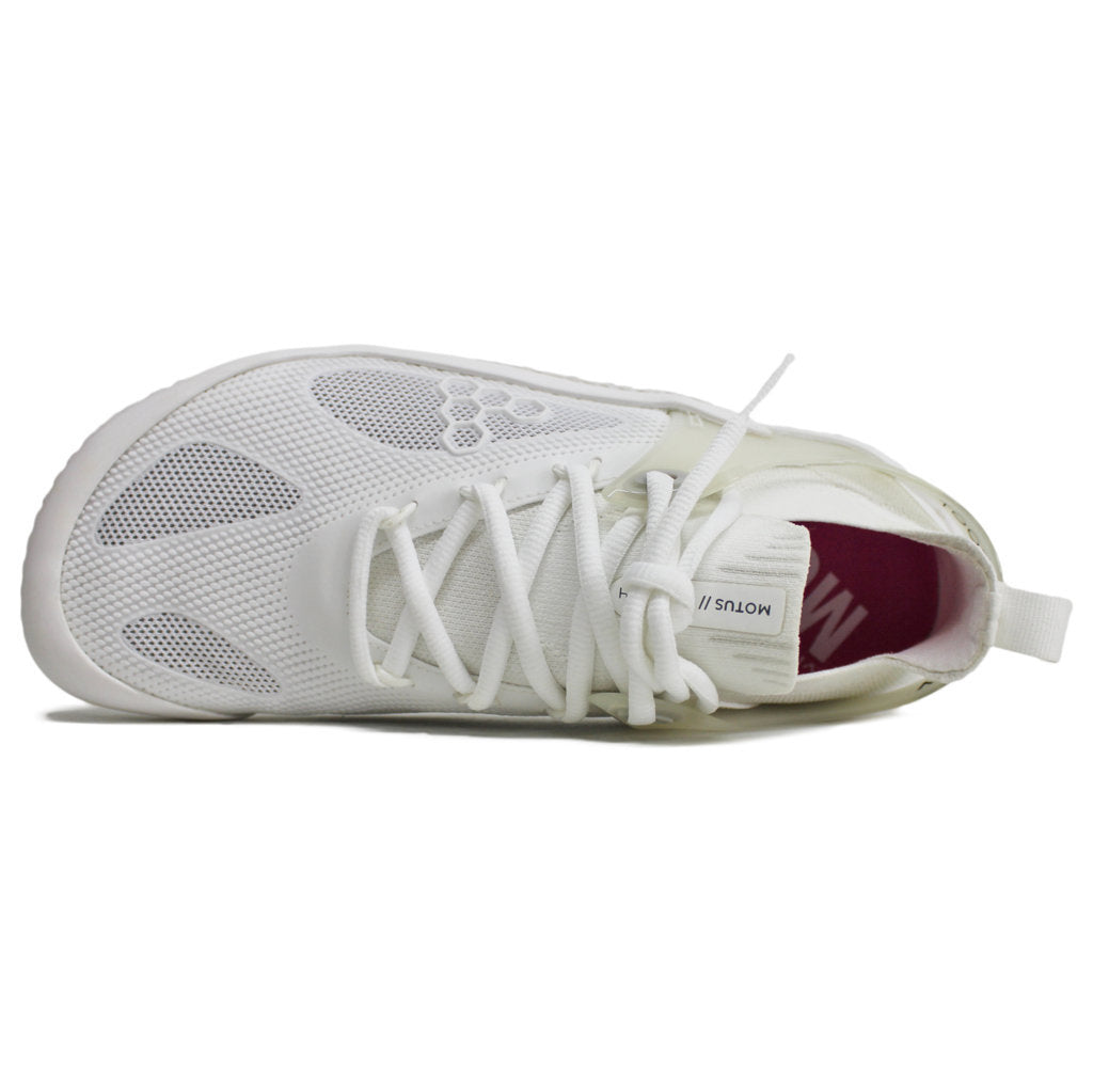 Vivobarefoot Motus Strength Textile Synthetic Womens Sneakers#color_bright white