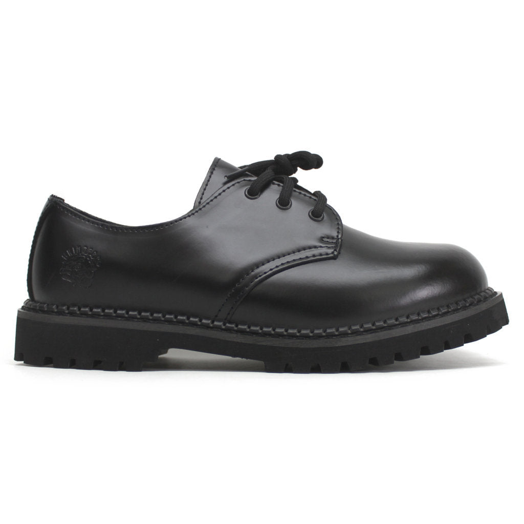 Grinders Percival CS PER-CS-BLA Leather Unisex Shoes - Black - 44#color_black