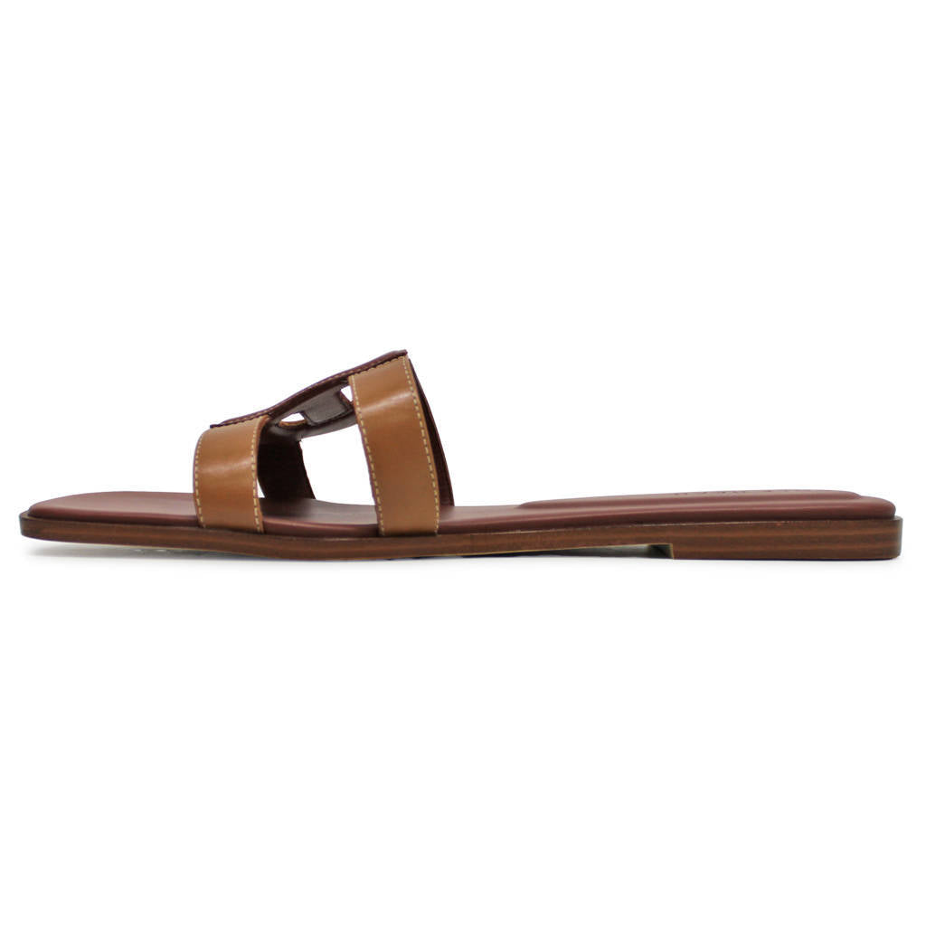 Cole Haan Chrisee Leather Womens Sandals#color_dark cuoio pecan